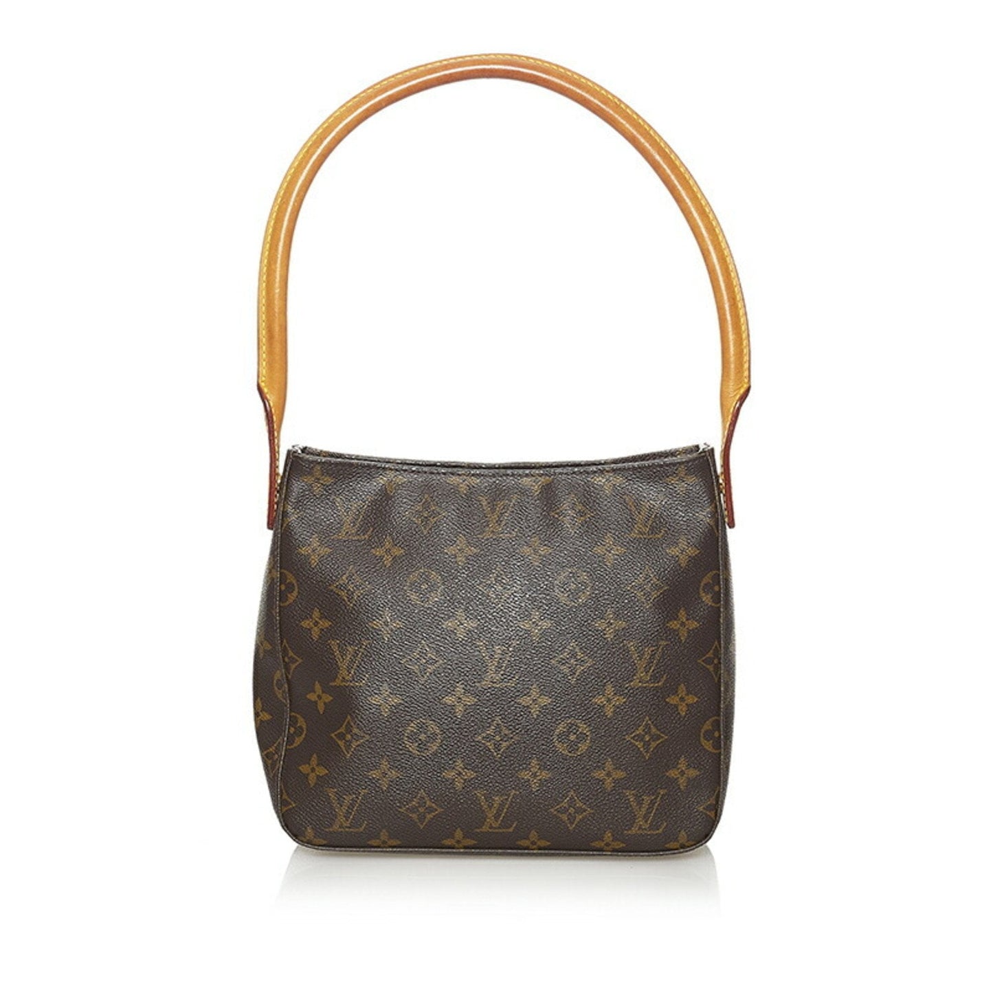 Louis Vuitton Monogram Looping MM Shoulder Bag M51146 Brown PVC Leather Ladies LOUIS VUITTON
