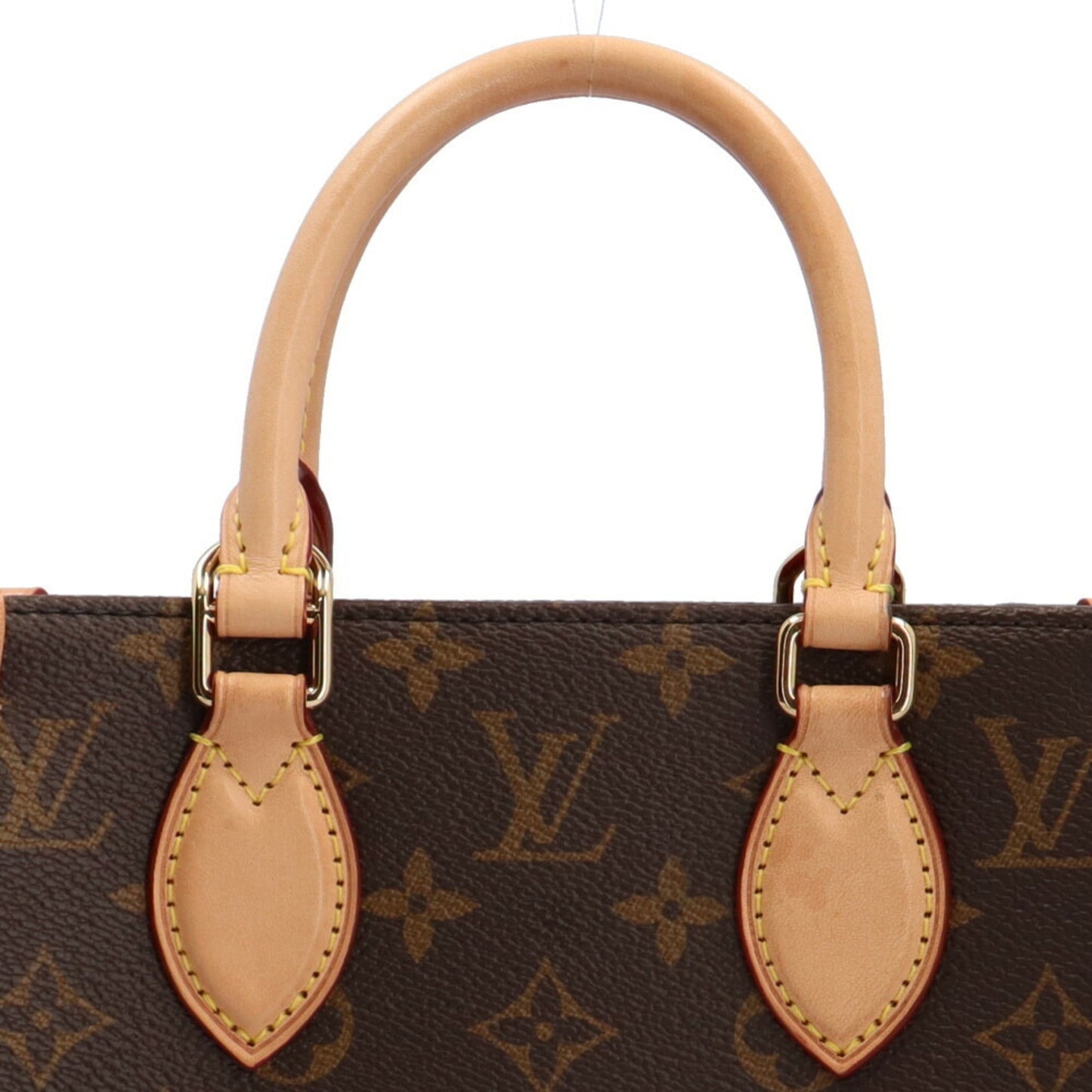 LOUIS VUITTON Petit Sac Pla BB Monogram Shoulder Bag Canvas M45847 Brown Women's