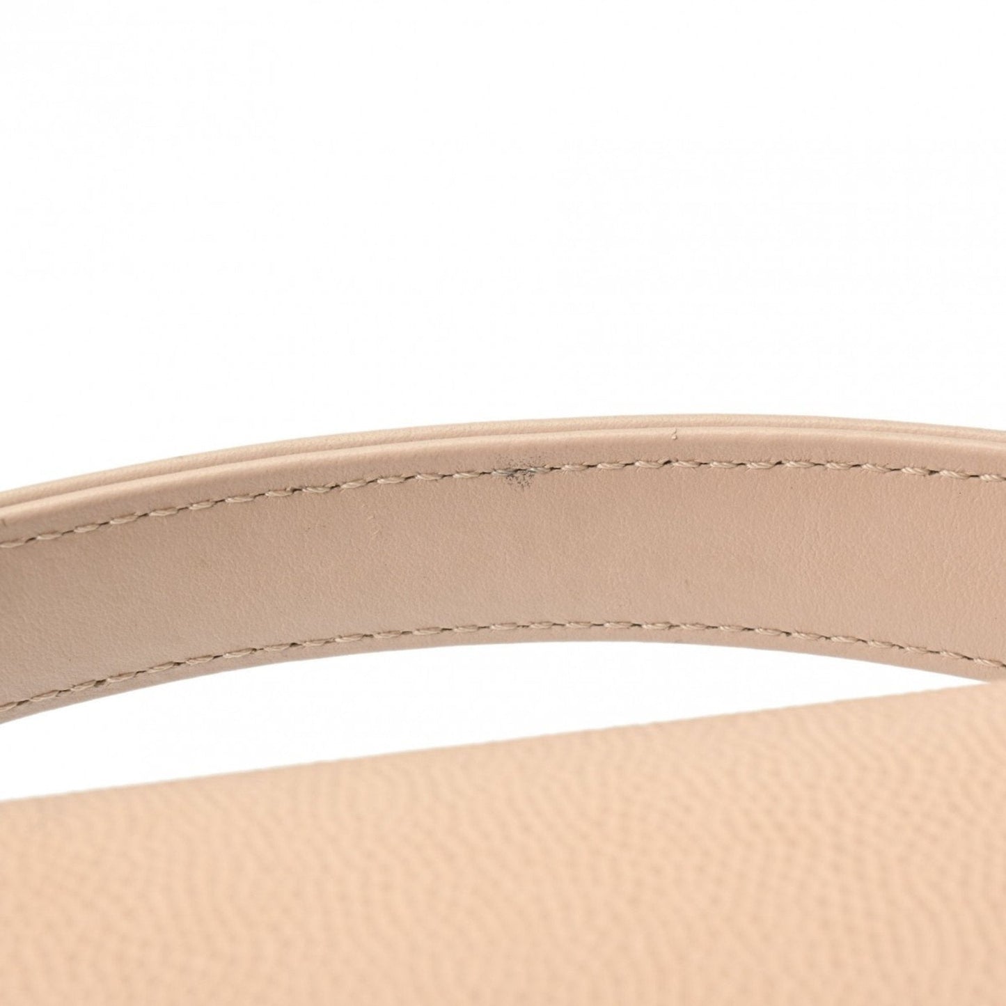 CHANEL Chanel Matelasse Affinity Large Beige Women's Caviar Skin Shoulder Bag