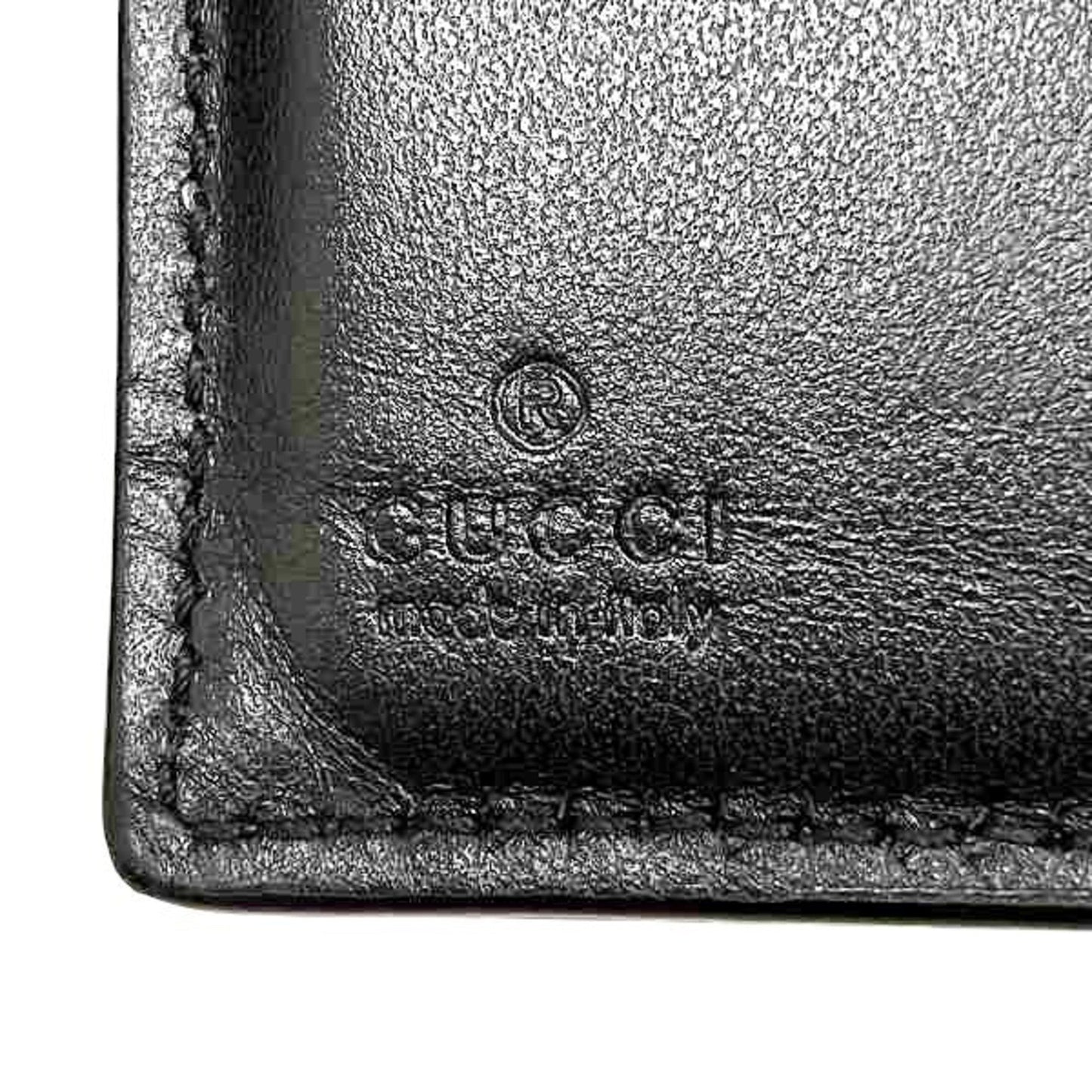 Gucci Black Leather Wallet (Bi-Fold)