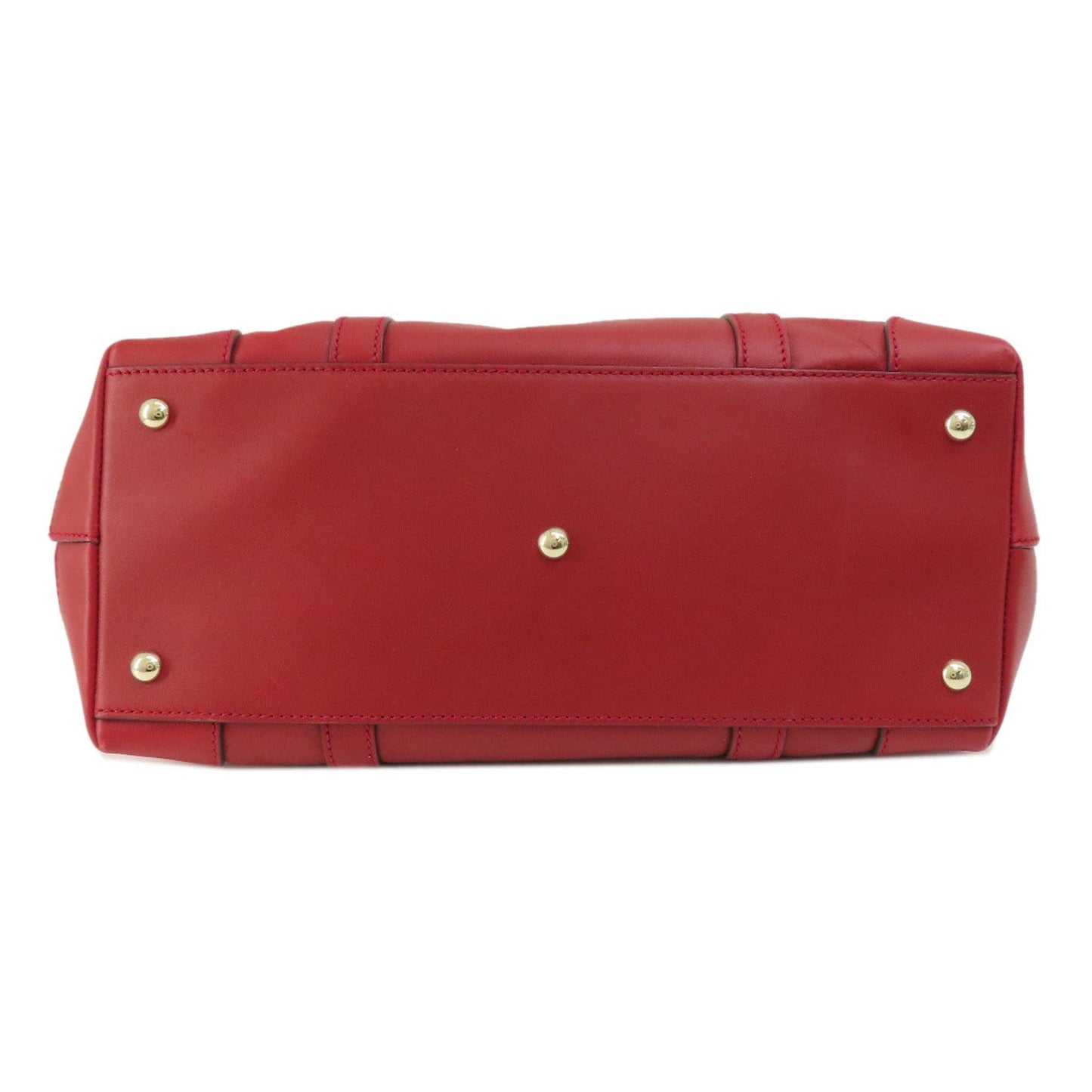 Gucci Red Color Leather Tote Bag