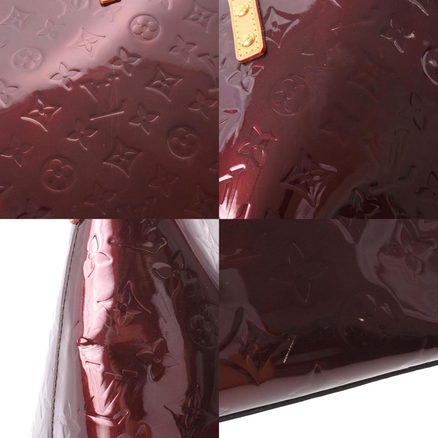 LOUIS VUITTON Vernis Bellevue GM Amaranto M93589 Ladies Monogram Tote Bag