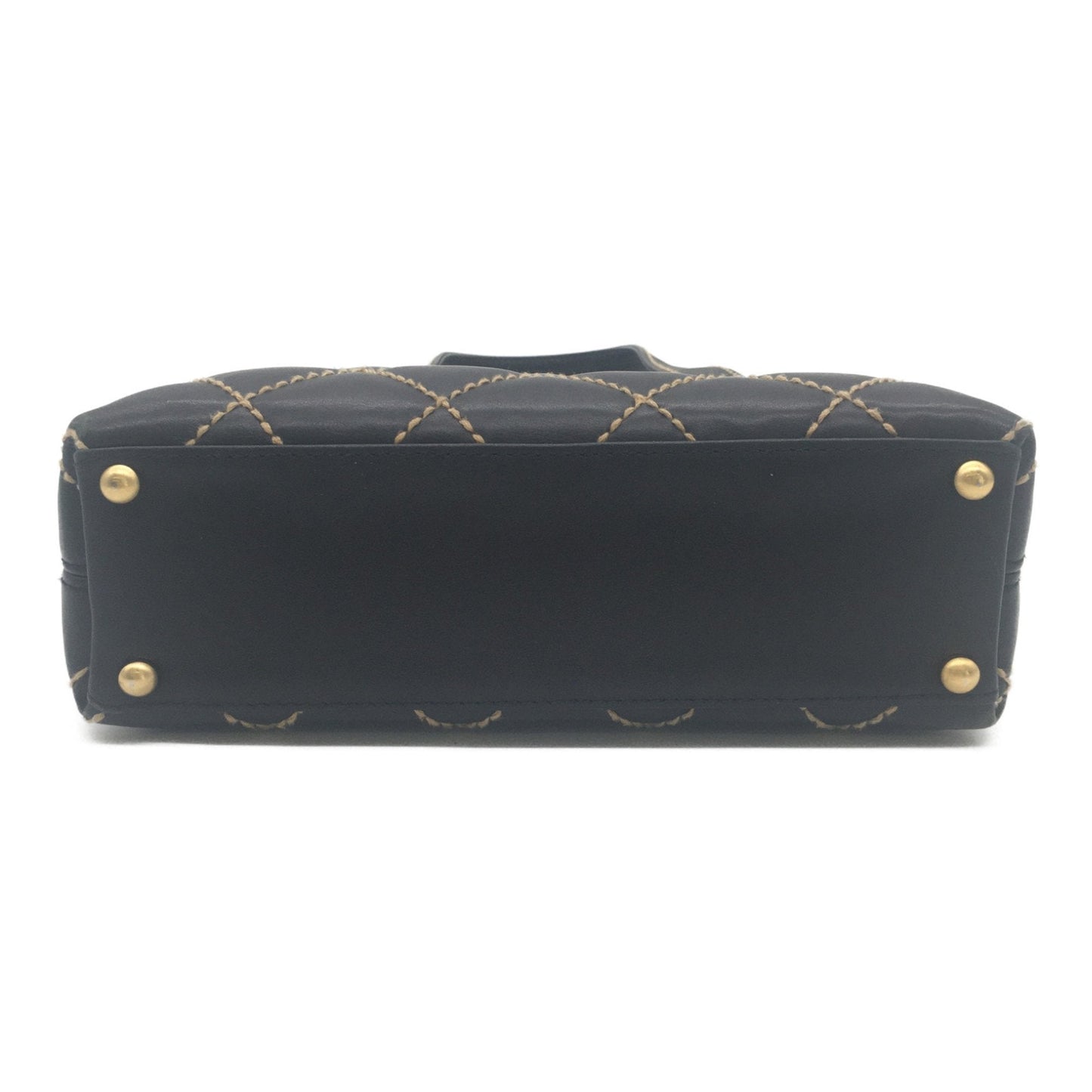 CHANEL ChainShoulder Beige Caviar Skin (Grained Calf)