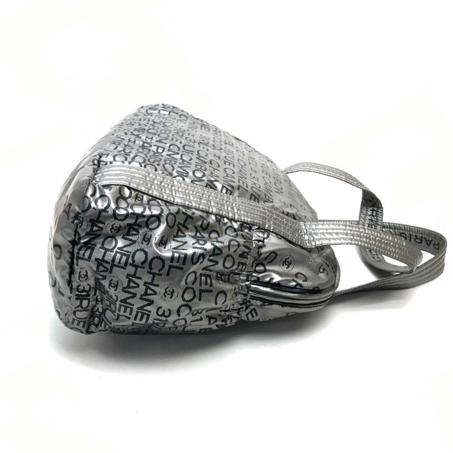 Chanel Bag Mini Boston Shoulder Bag Tote Bag Silver