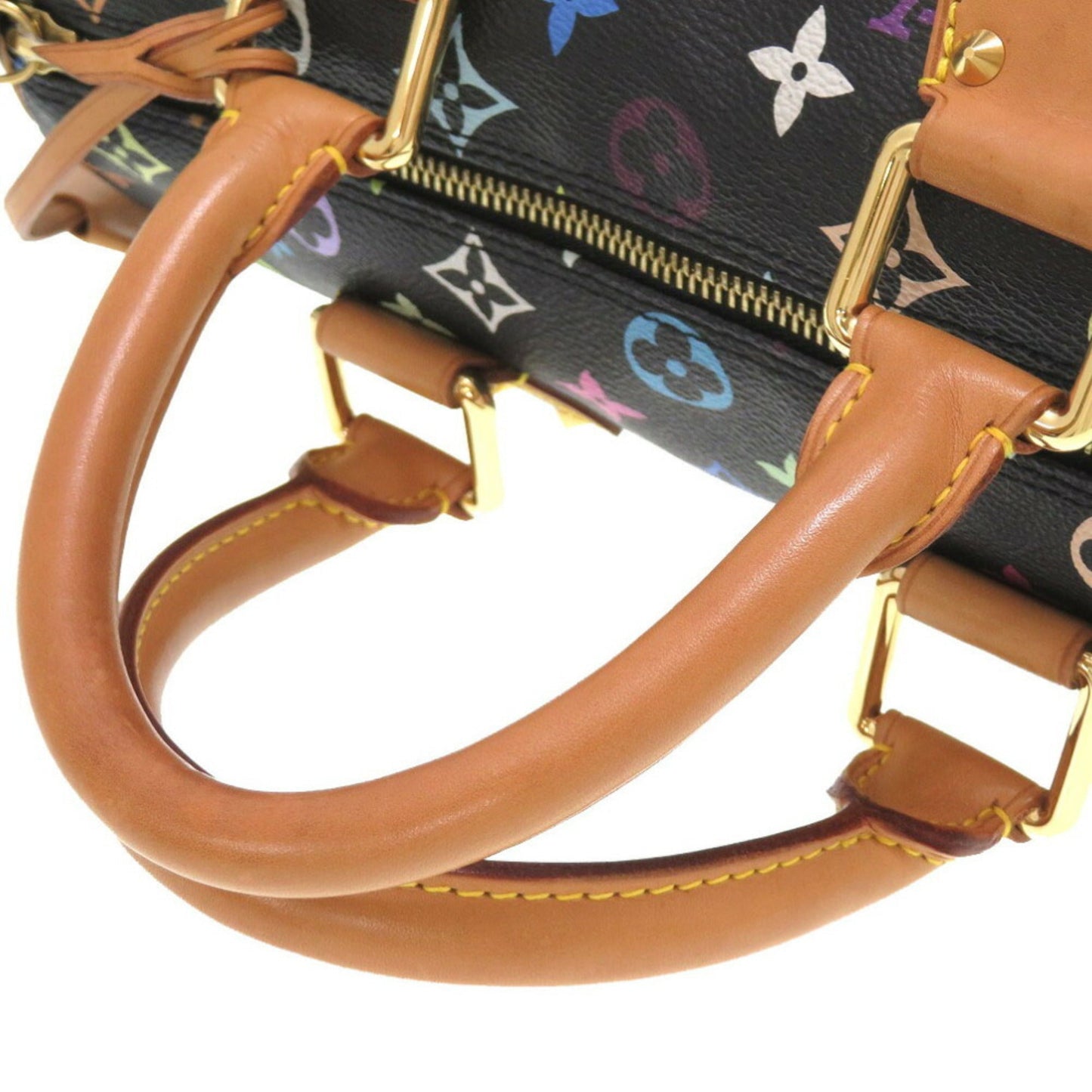LOUIS VUITTON Monogram Multicolor Speedy 30 Noir M92642 Handbag
