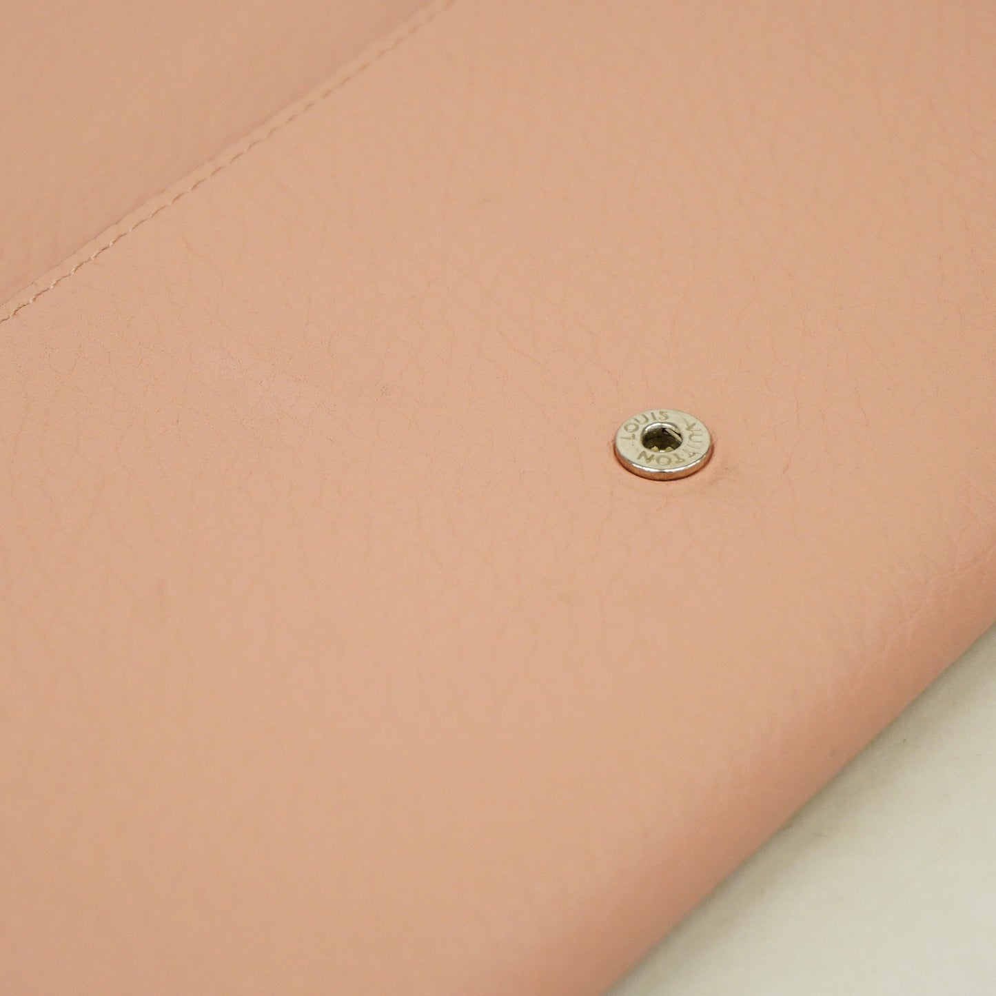 LOUIS VUITTONAuth Taurillon Portofeuil Capsine M61250 Women's Long Wallet