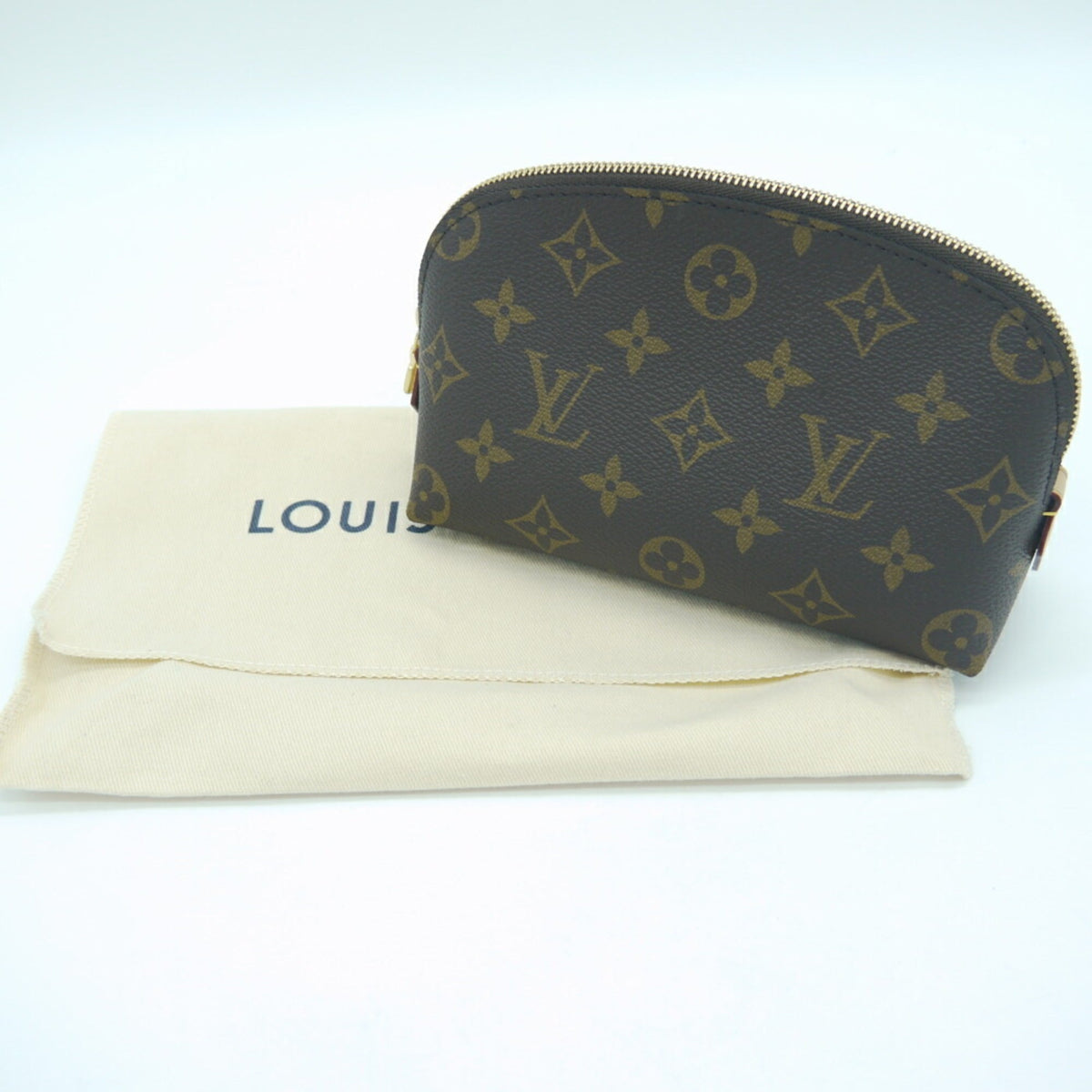 LOUIS VUITTON Pochette Tick Monogram M47515 Pouch