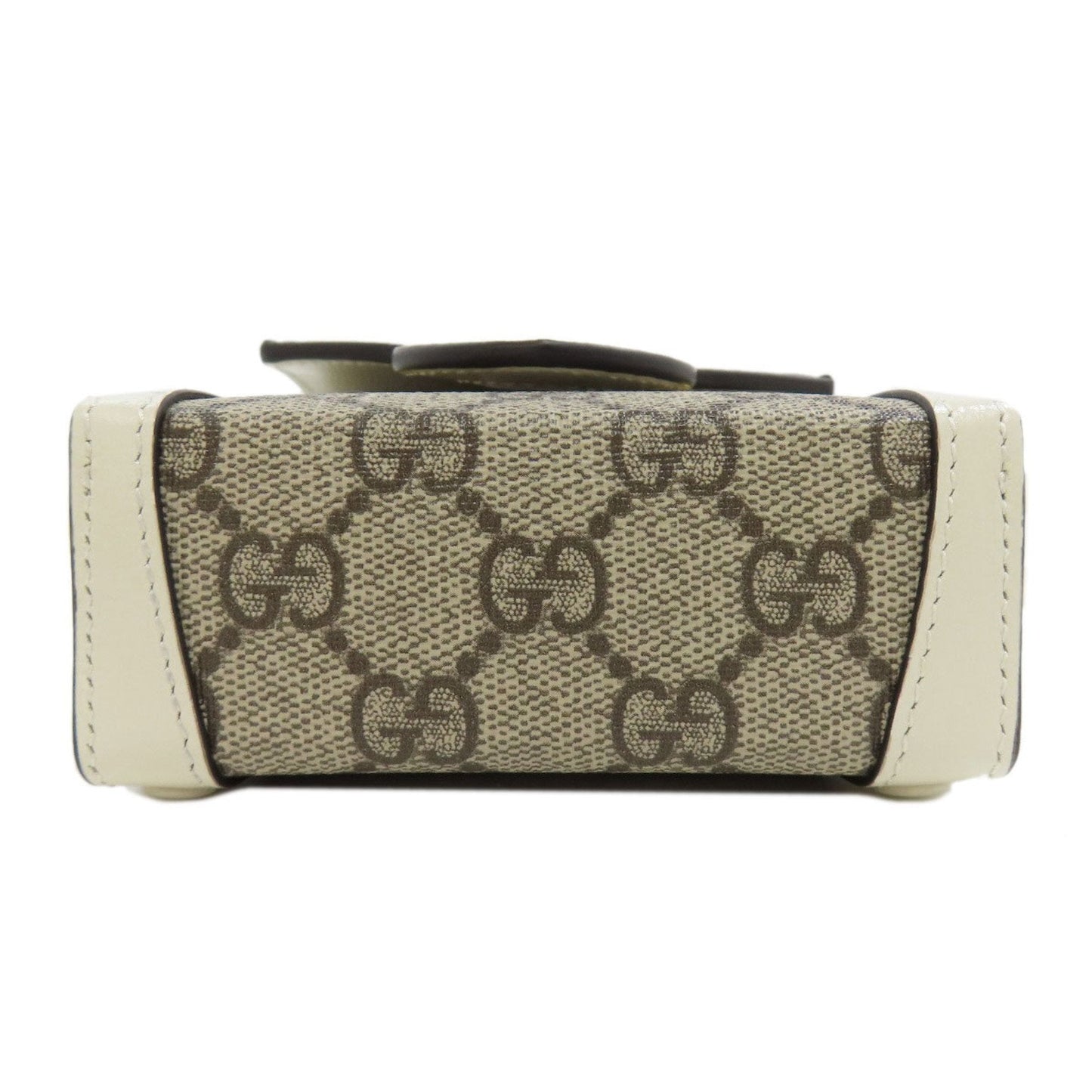 Gucci Brown White Pvc Shoulder Bag