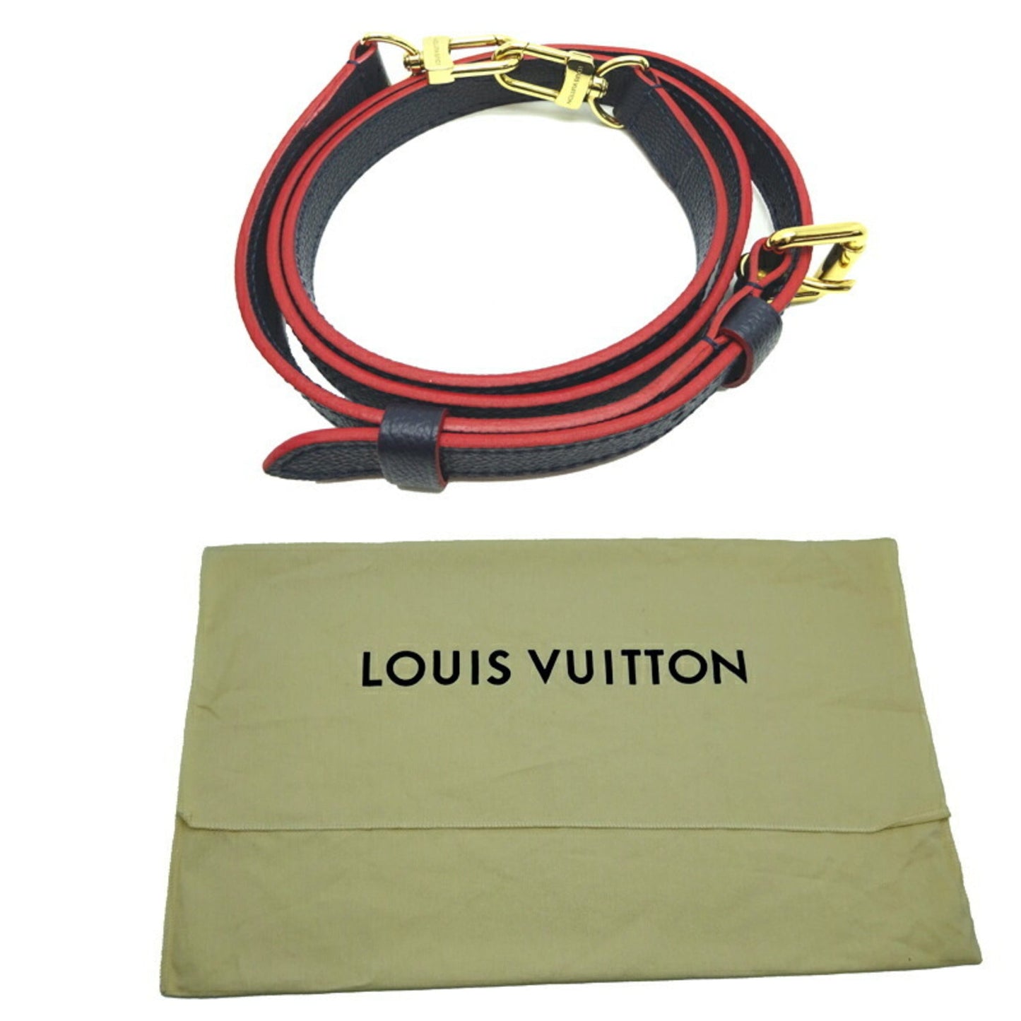 Louis Vuitton Pochette Metis MM Women's Shoulder Bag M44071 Monogram Emprinte Marine Rouge (Navy Red)
