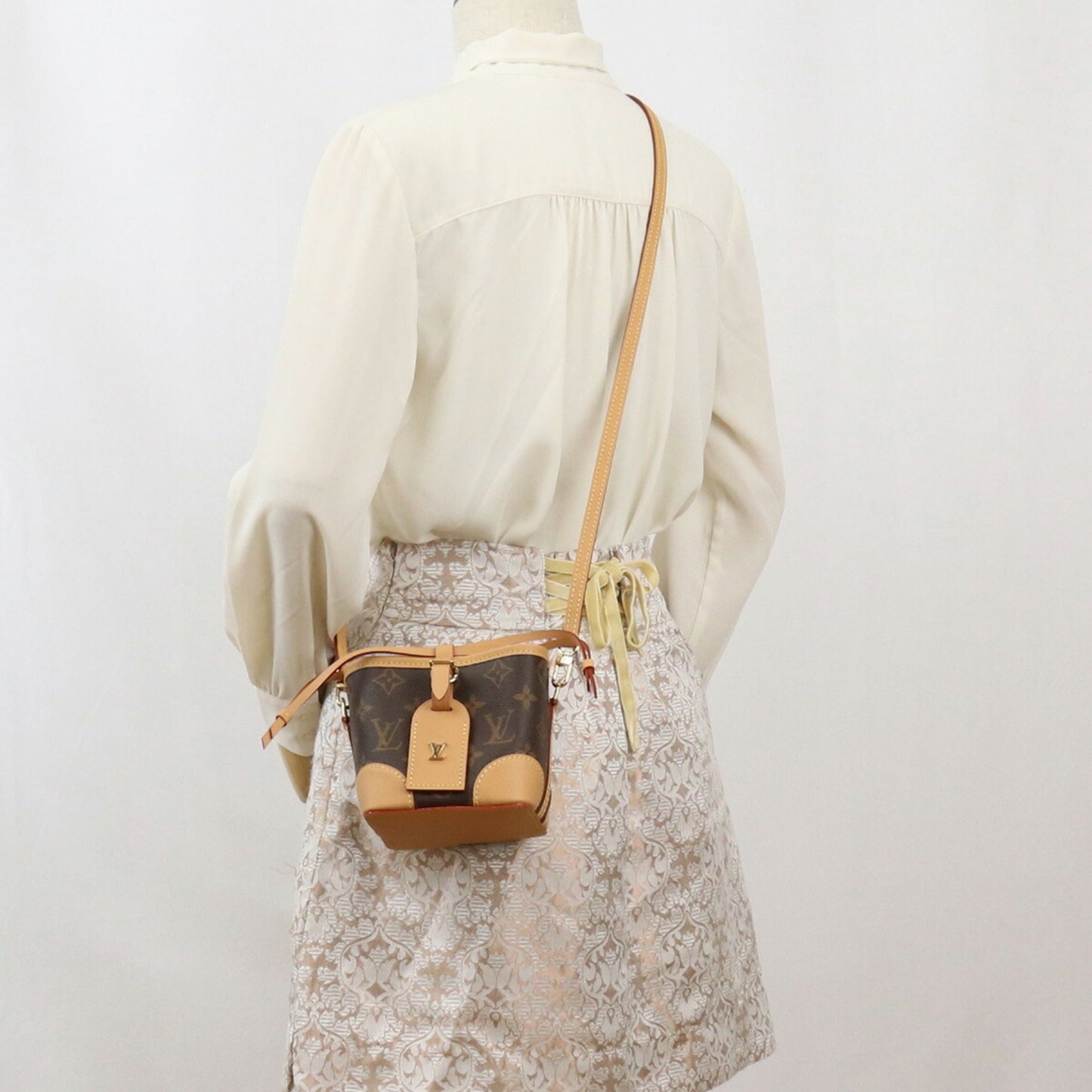 LOUIS VUITTON Noe Purse M57099 Shoulder Bag PVC Women's