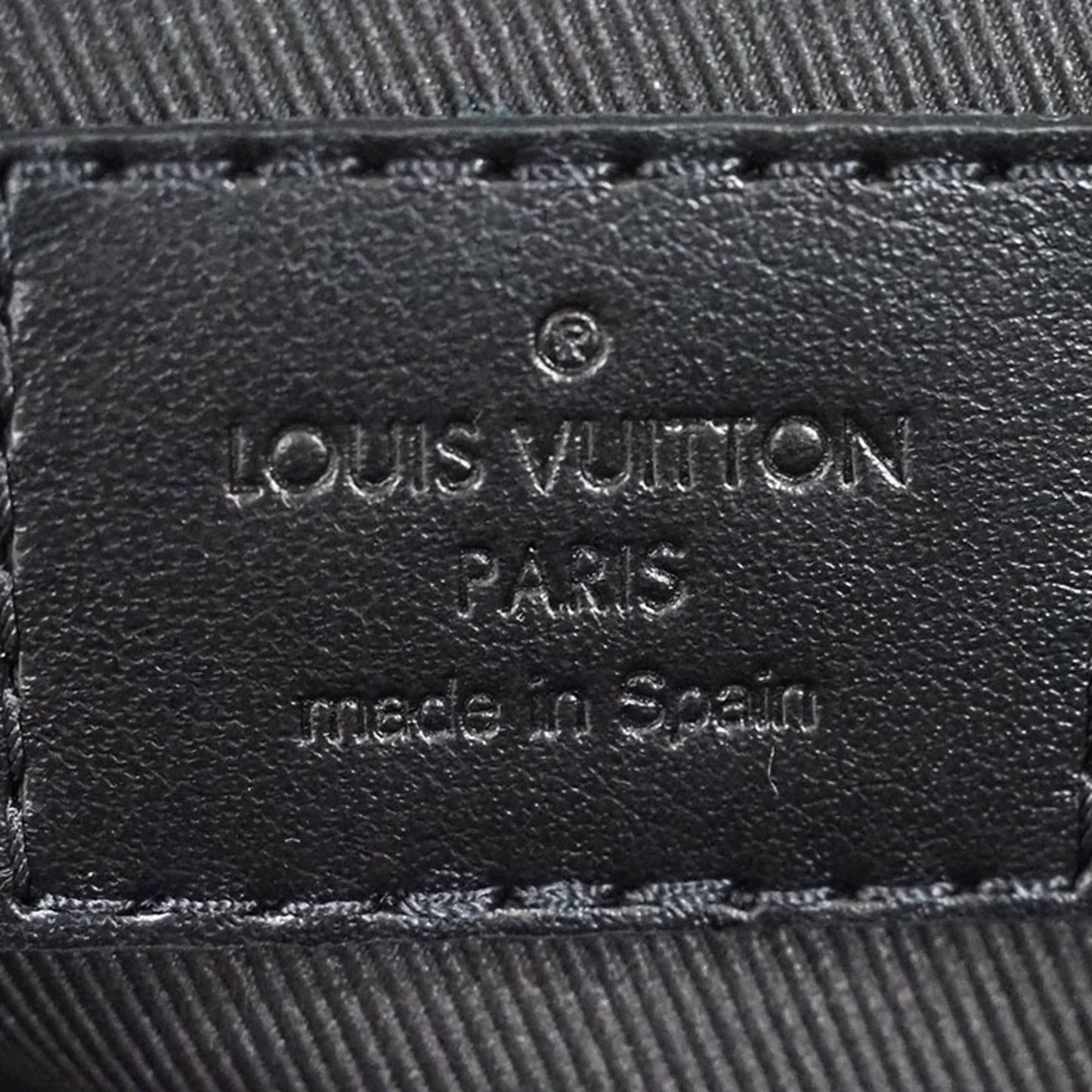 LOUIS VUITTON Sprinter Backpack Monogram Shadow M44727 Men's Black Rucksack