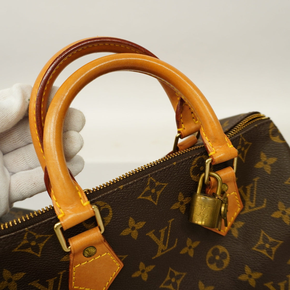 LOUIS VUITTONAuth Monogram Speedy 25 M41109 Women's Handbag