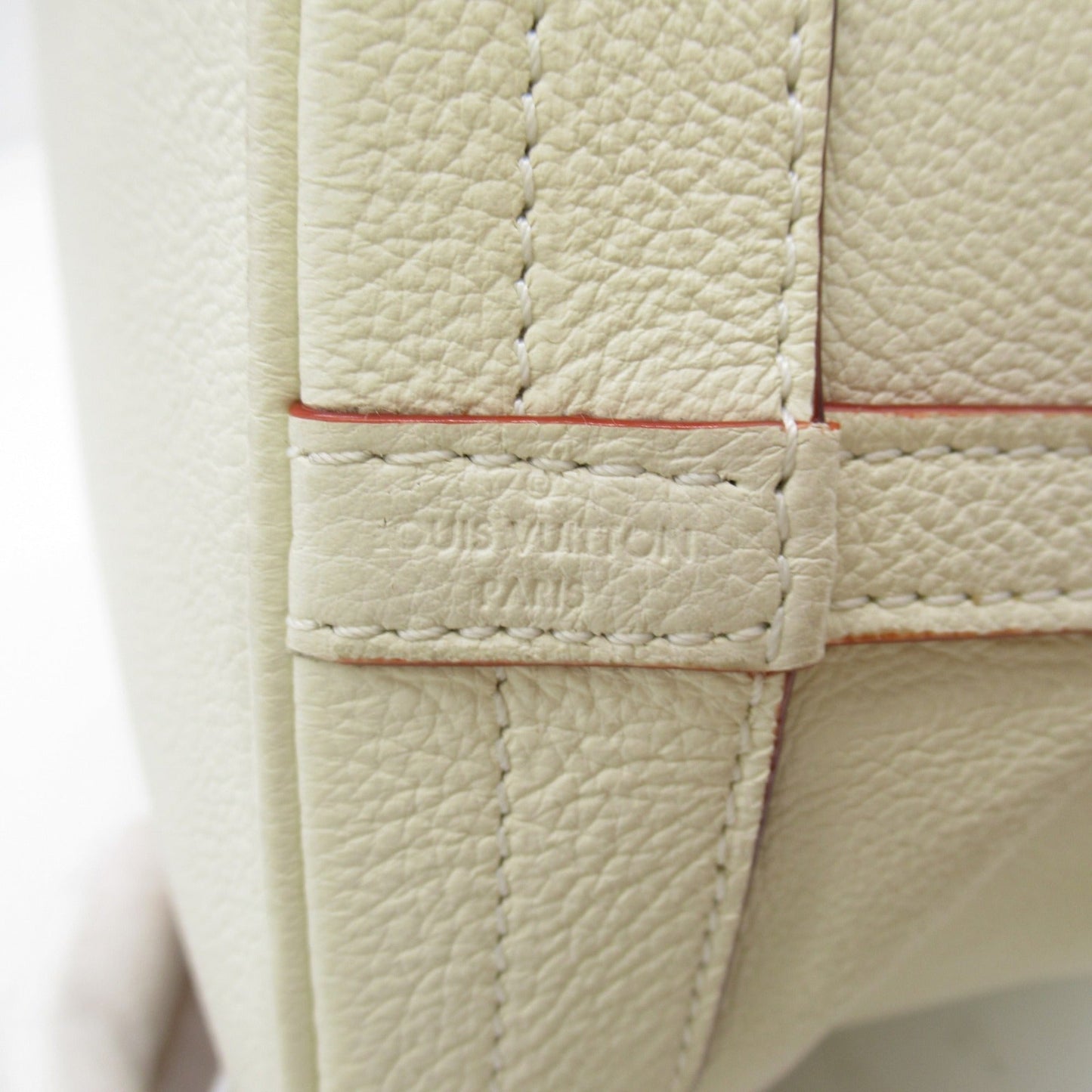 LOUIS VUITTON Noe BB Shoulder Bag White Blanc Suhali leather M42612