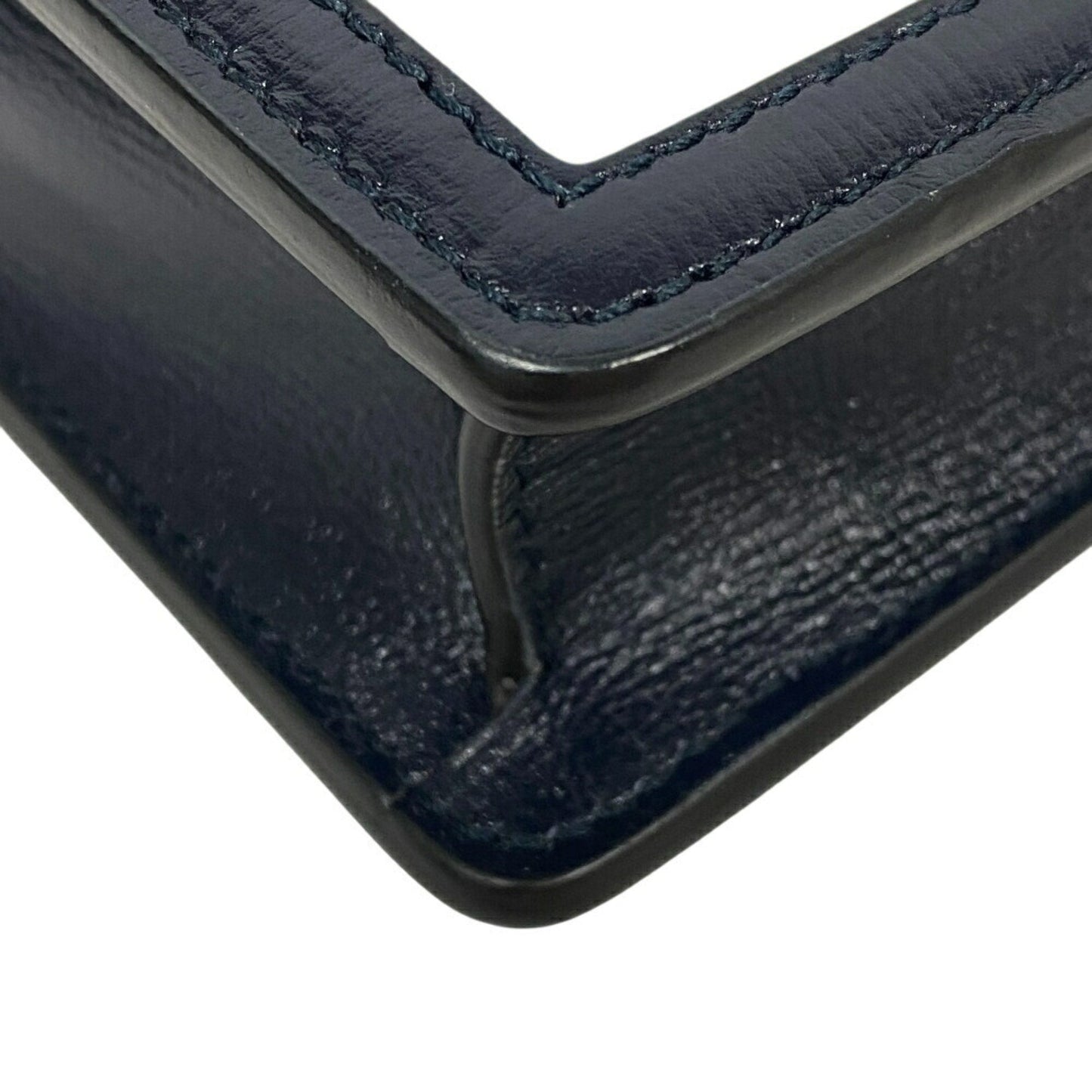 Gucci Blue Wool Leather Shoulder Bag