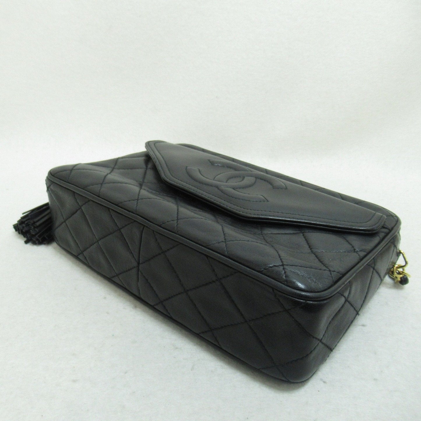 CHANEL ChainShoulder bag Black Lambskin (sheep leather)