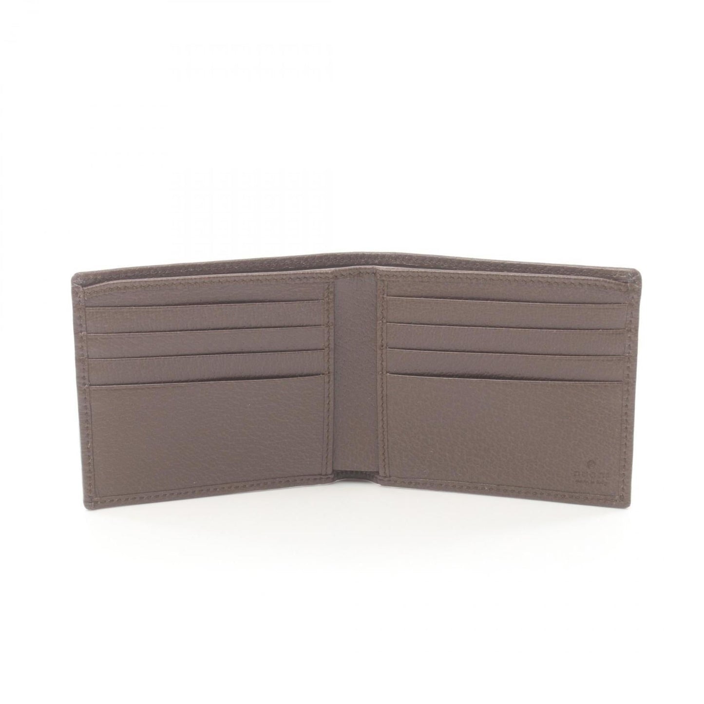 Gucci Beige Brown Multi-Color Gg Supreme Leather Wallet (Bi-Fold)