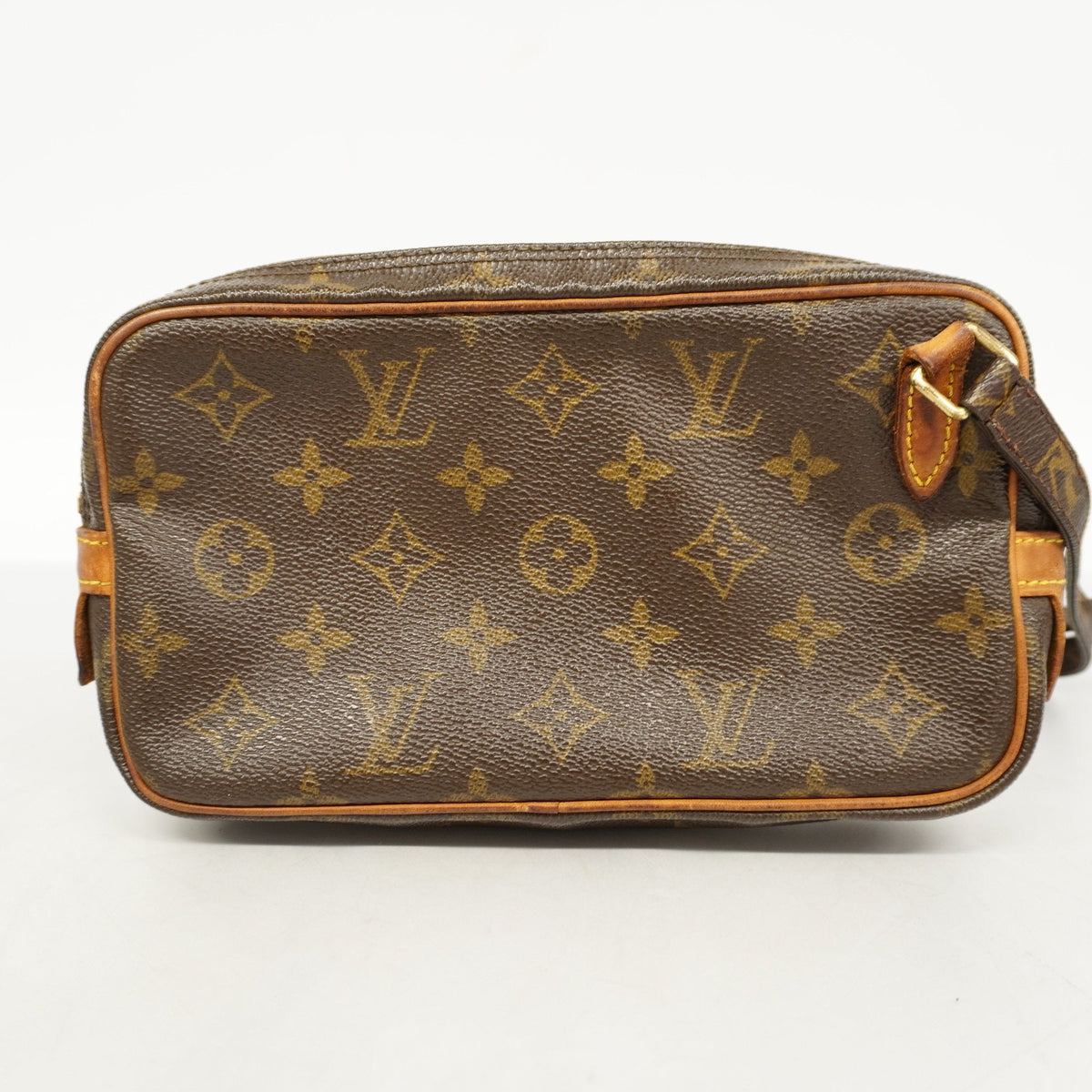 LOUIS VUITTONAuth Monogram Pochette Marley Bandolier M51828
