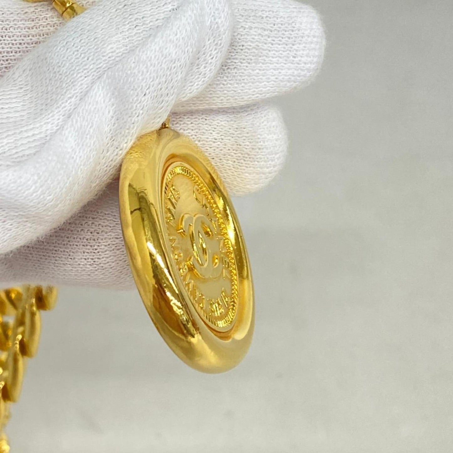 chanel belt gold ladies