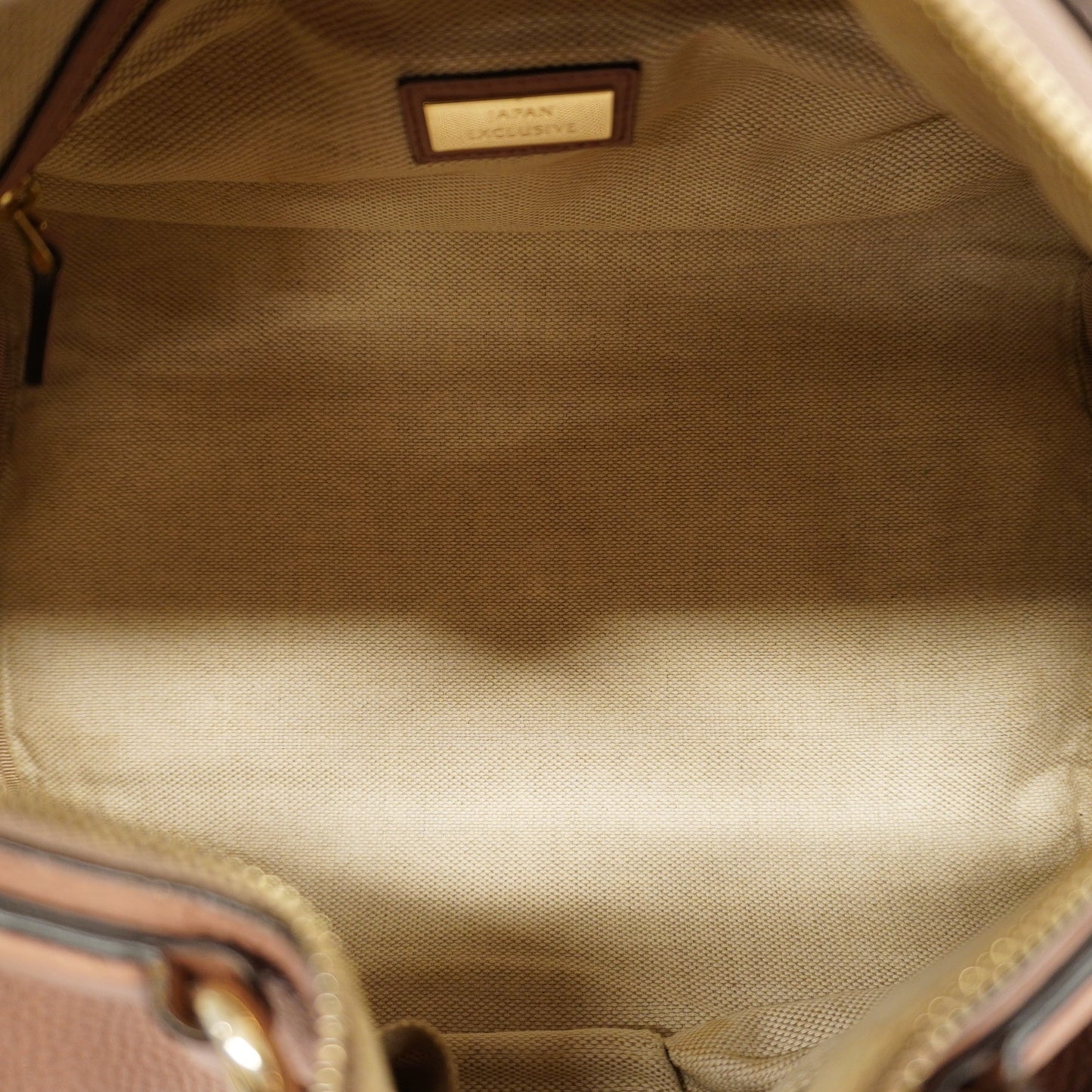 GUCCI Soho 000 2058 0290 0 Women's Leather Handbag Pink Beige