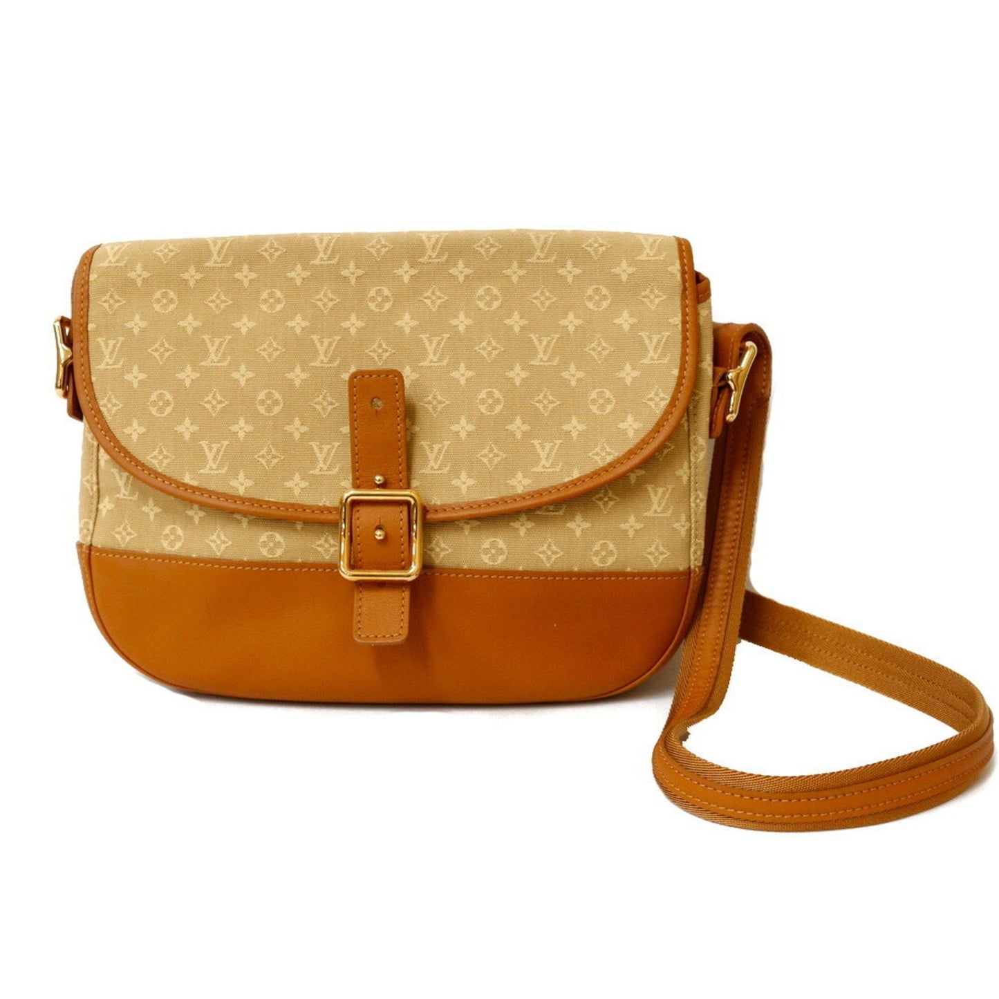 LOUIS VUITTON Shoulder Bag Monogram Mini Belanger M92674 Beige Women's Canvas