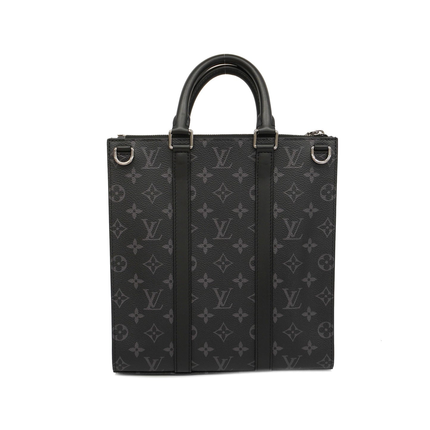 LOUIS VUITTONAuth Monogram Eclipse 2WAY Bag Sack Plastic Cloth M46456