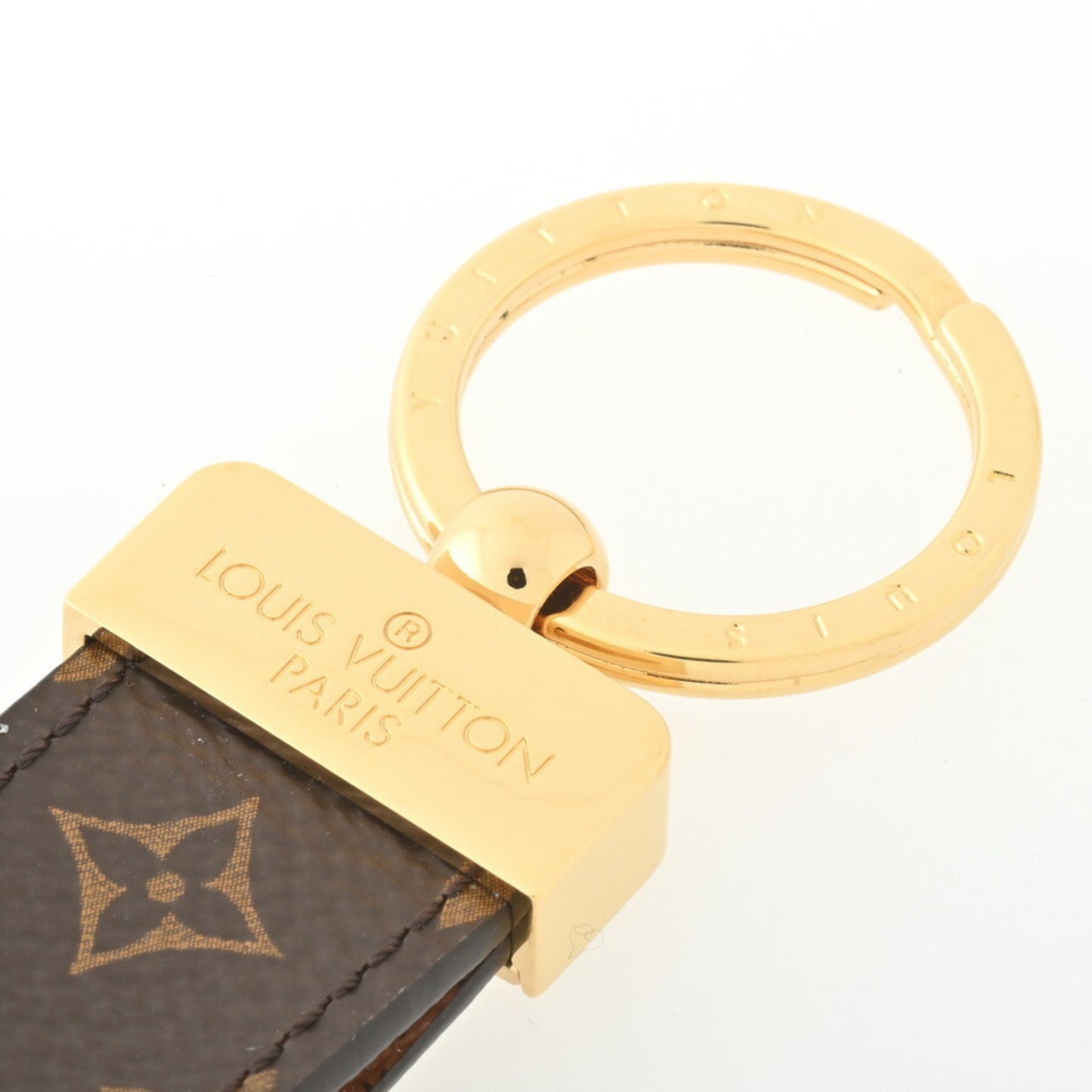 LOUIS VUITTON Keyring Keychain Dragonne M65221 Monogram