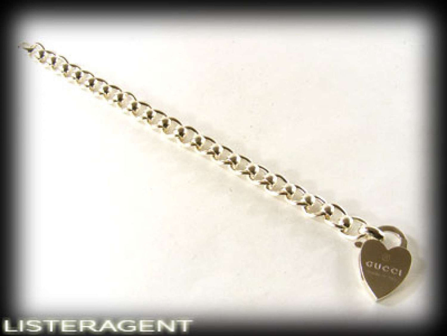 GUCCI BRACELET CHUNKY HEART IN 925 SILVER REF. 181339J84008106
