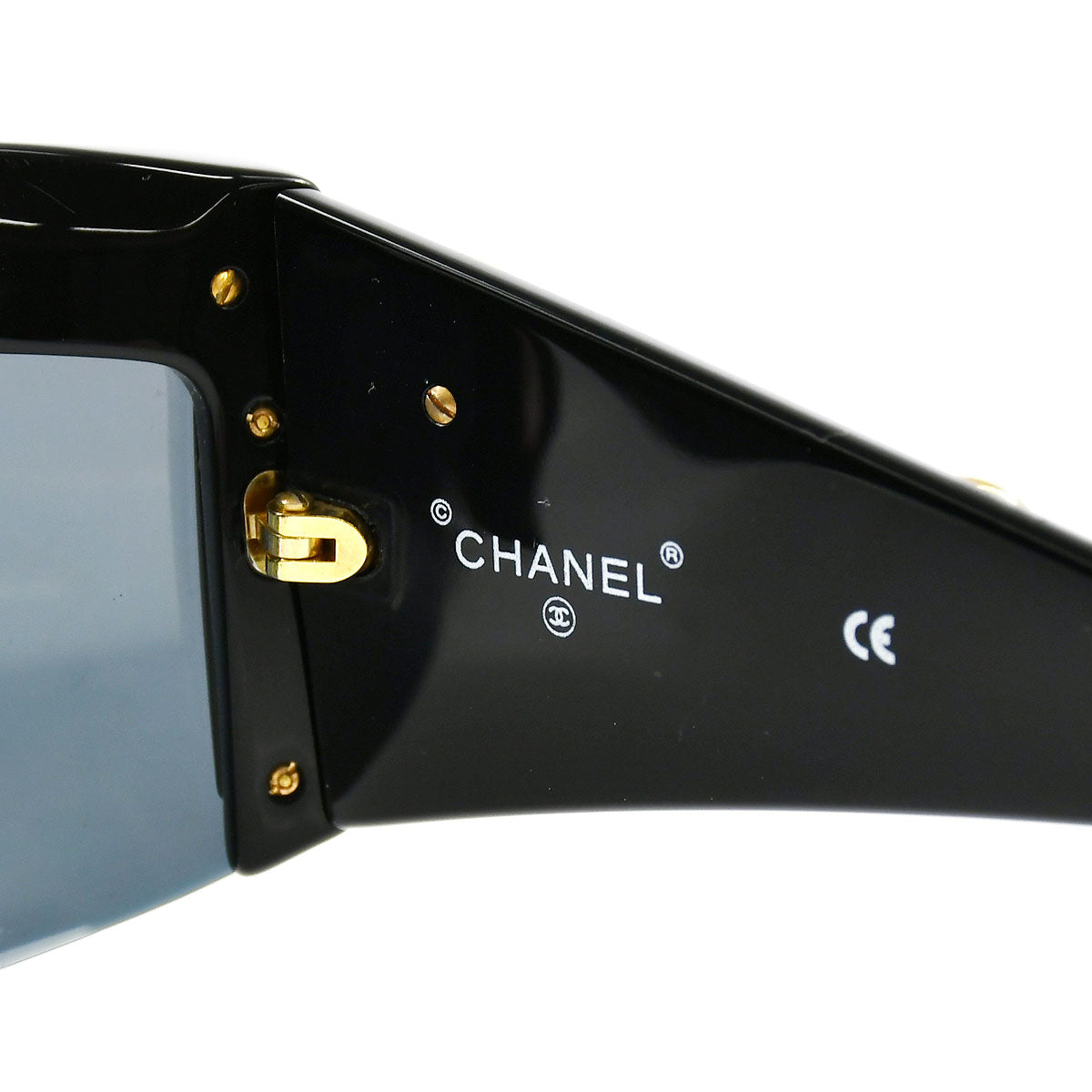 Chanel 1992 Fall Runway Chain Shield Sunglasses