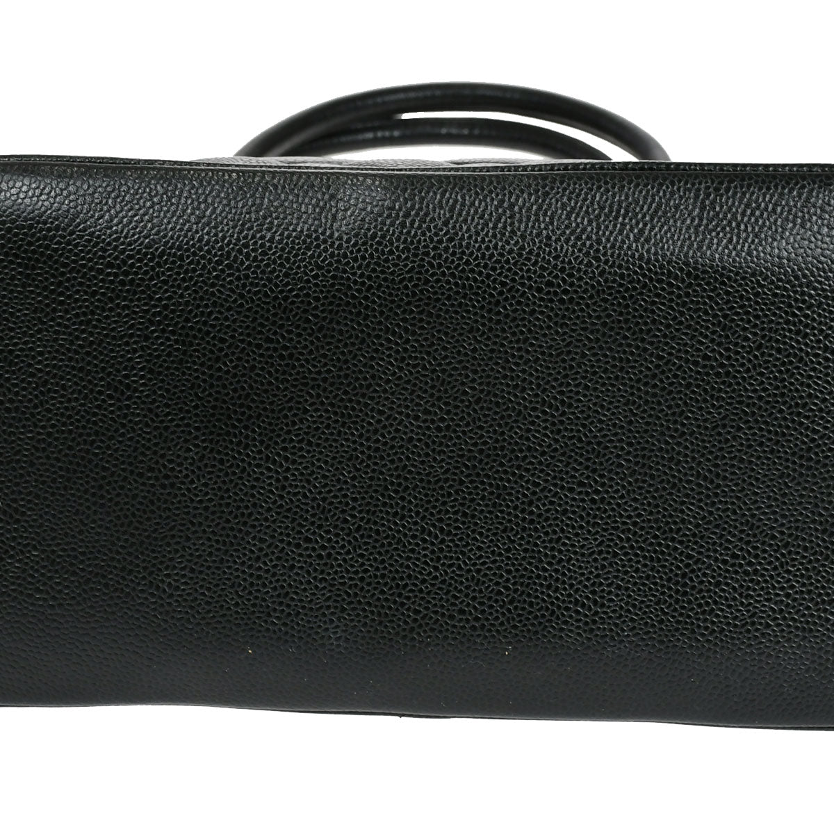 CHANEL 2001-2003 Medallion Tote Black Caviar 97471