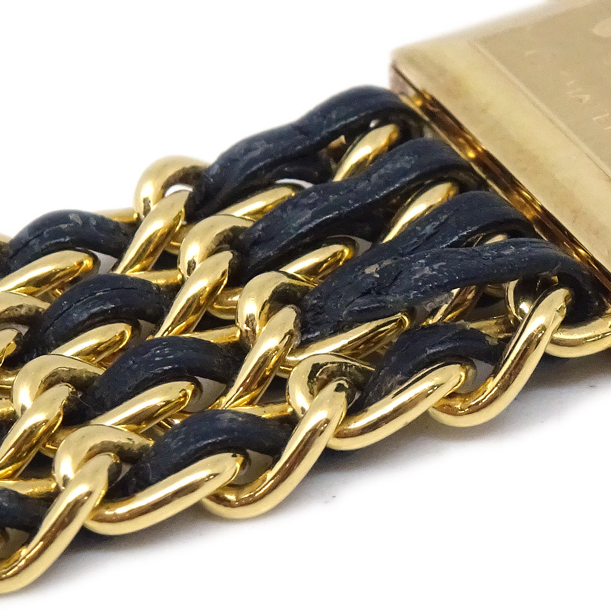 Chanel 1989 Mademoiselle Watch 18KYG #L