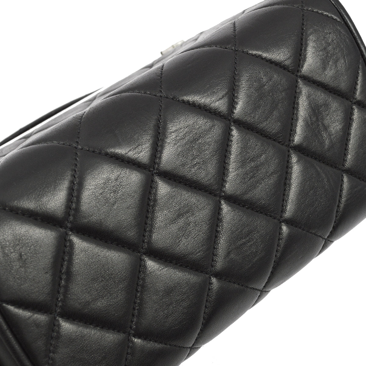 Chanel 1996-1997 Black Lambskin Handbag