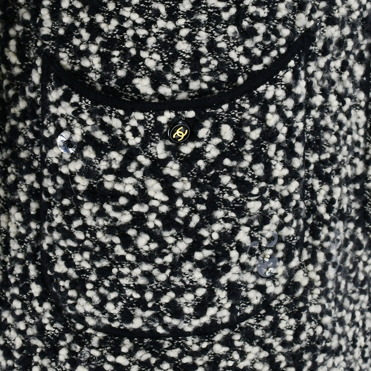Chanel Fall 1994 roll-neck two-tone minidress #42