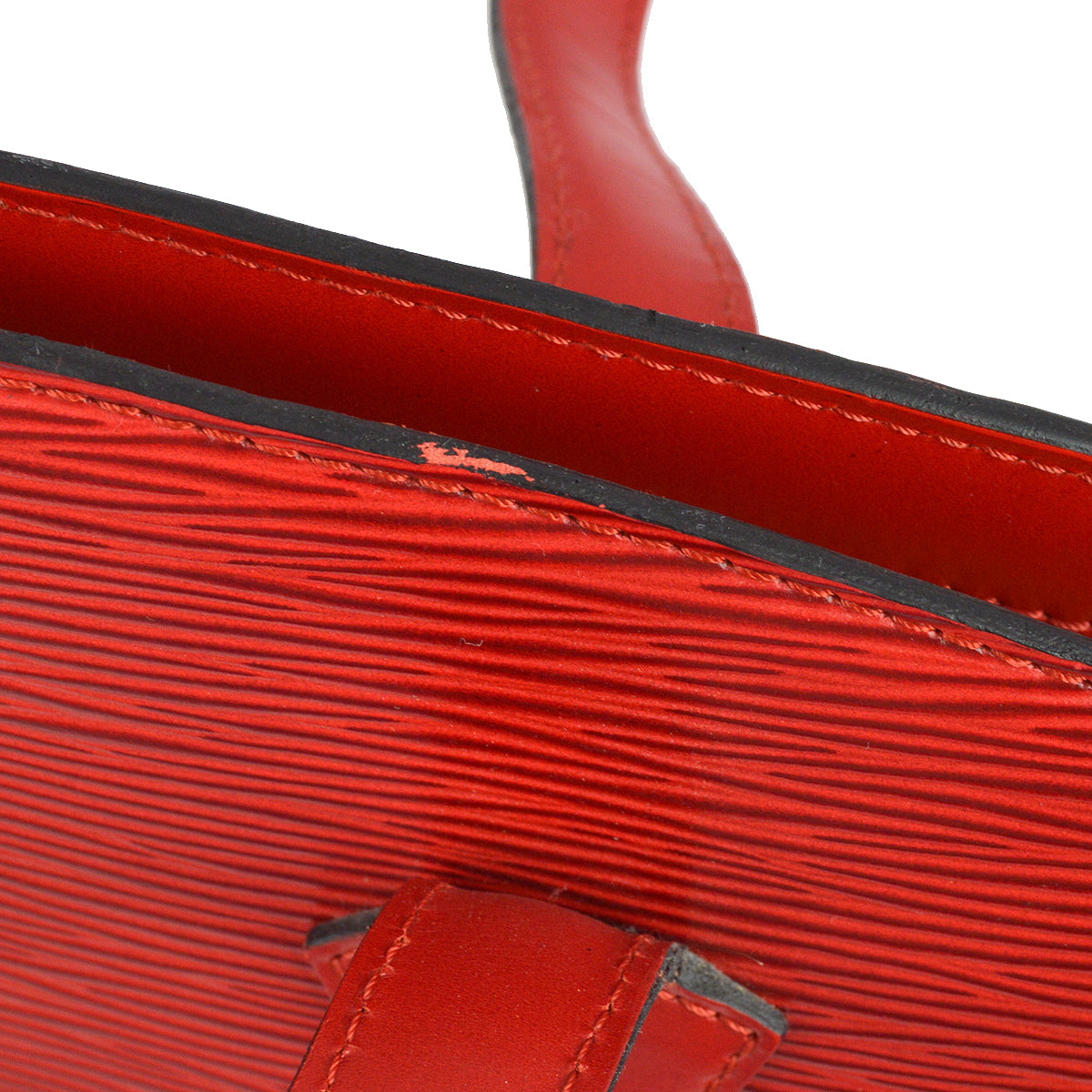 Louis Vuitton 1994 Epi Red Saint Jacques Shopping Tote Bag M52267