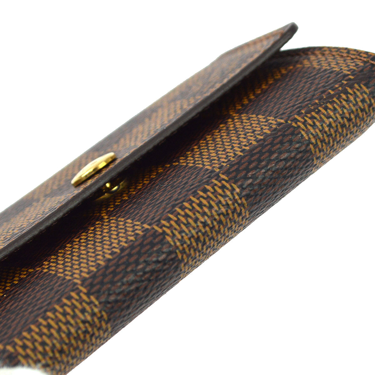 Louis Vuitton Damier Porte Monnaie Plat Coin Case Wallet N61930
