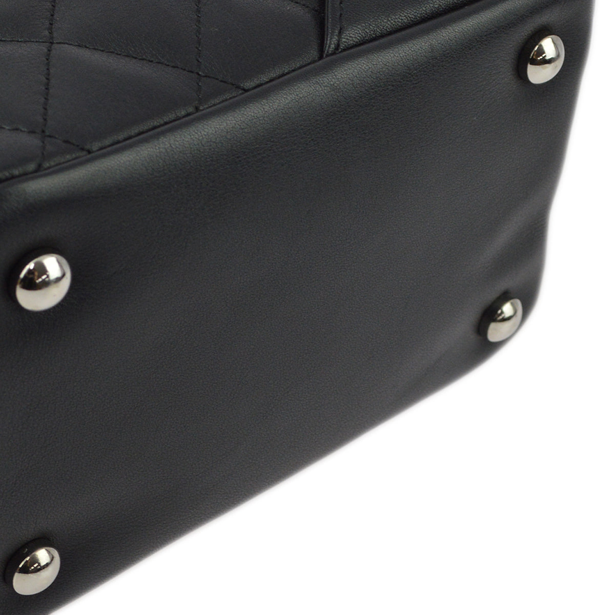 Chanel Black Calfskin Cambon Ligne Tote Handbag