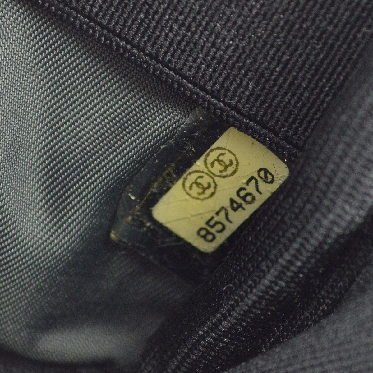 Chanel Sports Line Leg Bag Pouch Black Green