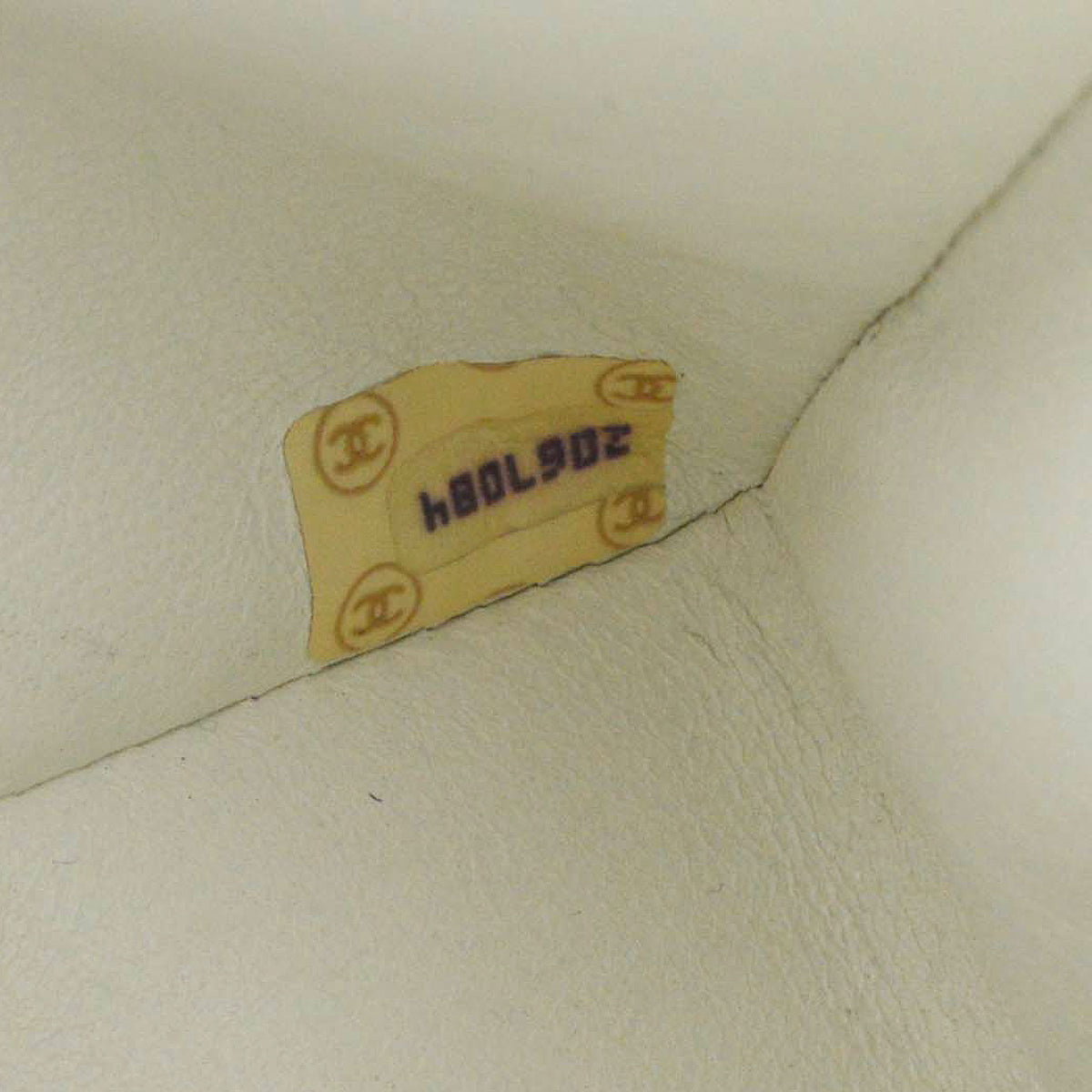 Chanel White Lambskin V Stitch Medium Classic Double Flap Shoulder Bag