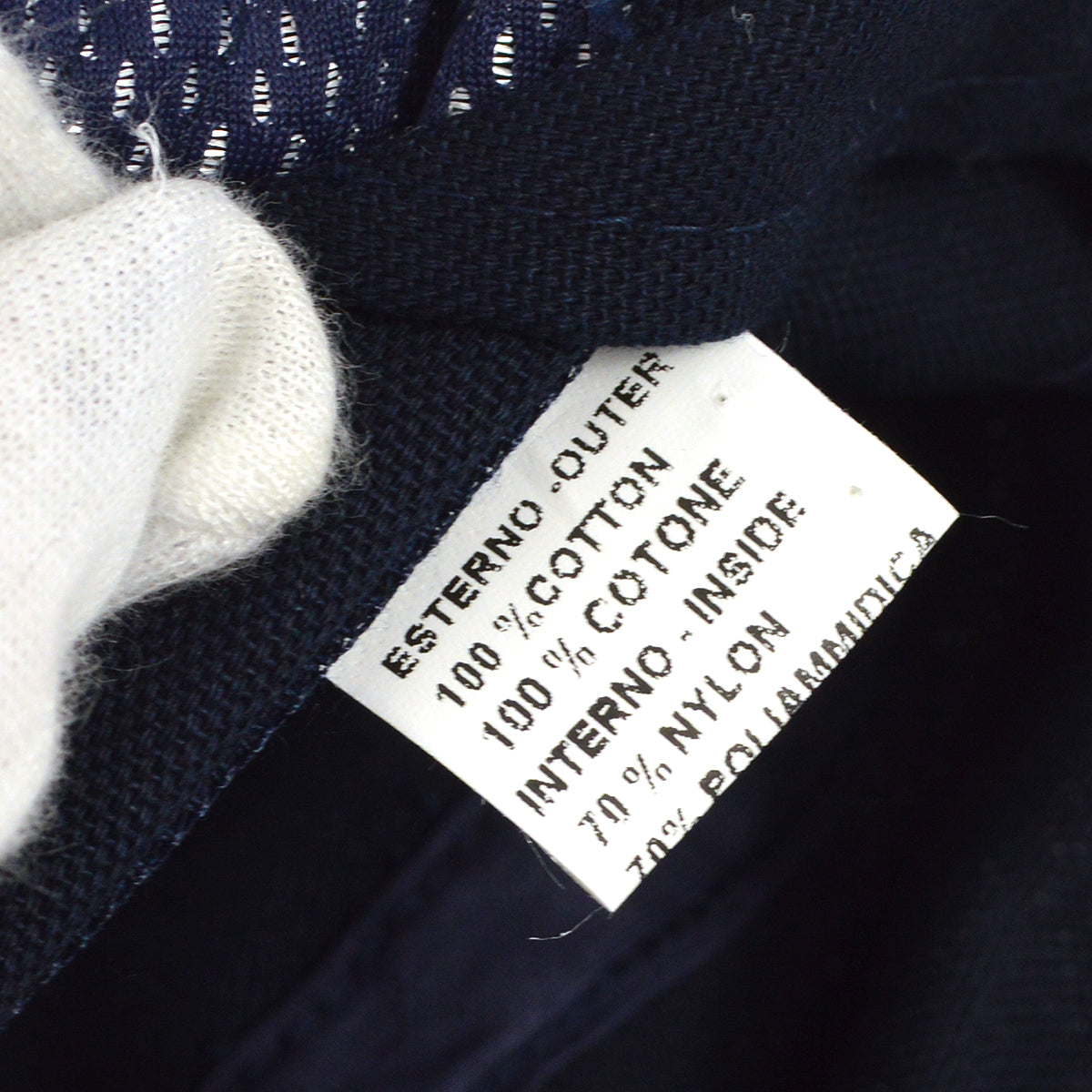 Chanel Navy Sport Line Bucket Hat #M Small Good