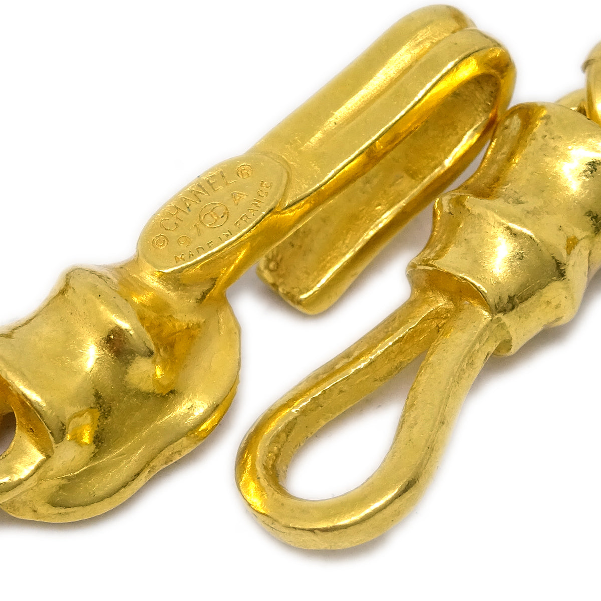 Chanel Gold Pendant Necklace 97A