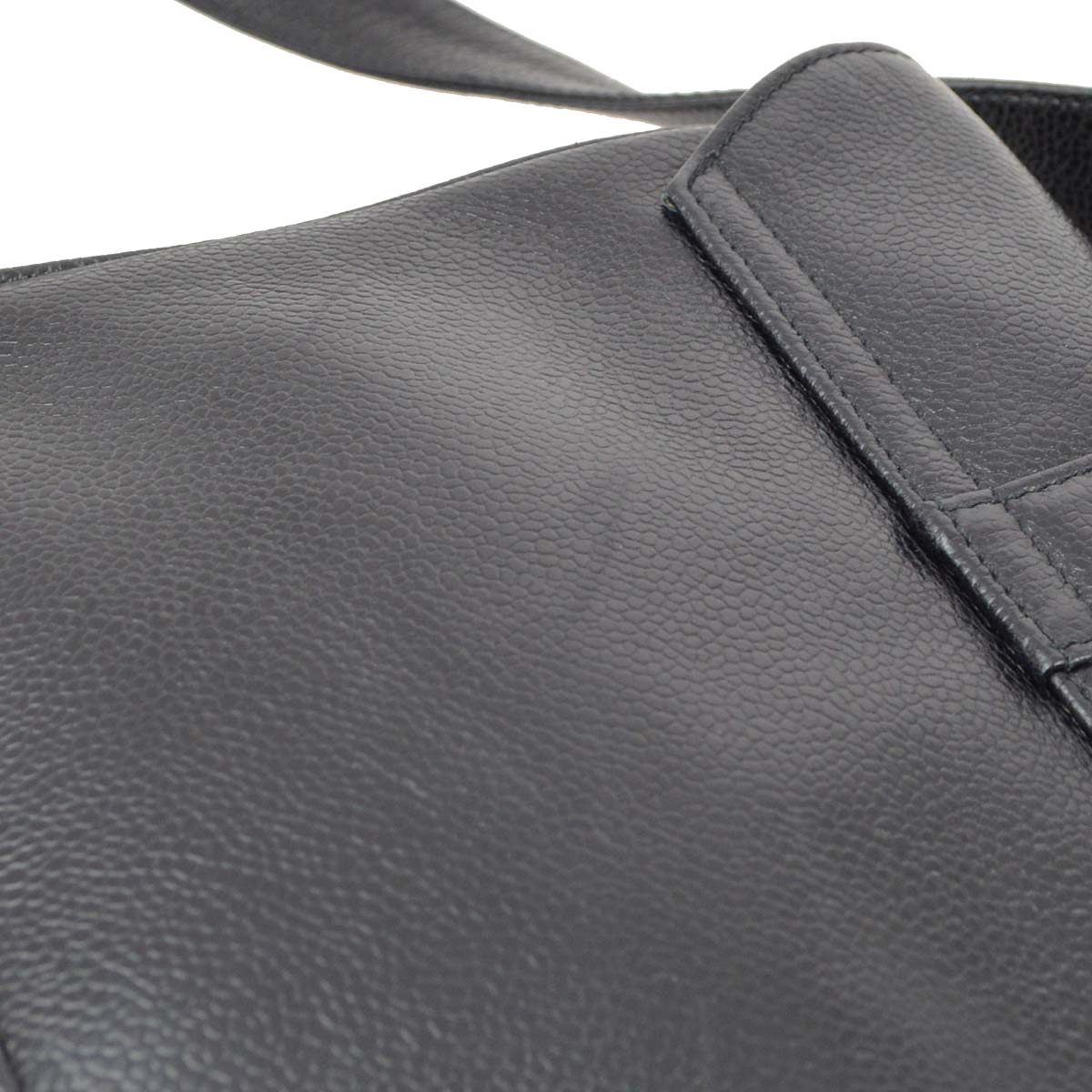 Chanel 1996-1997 Black Caviar Triple CC Backpack