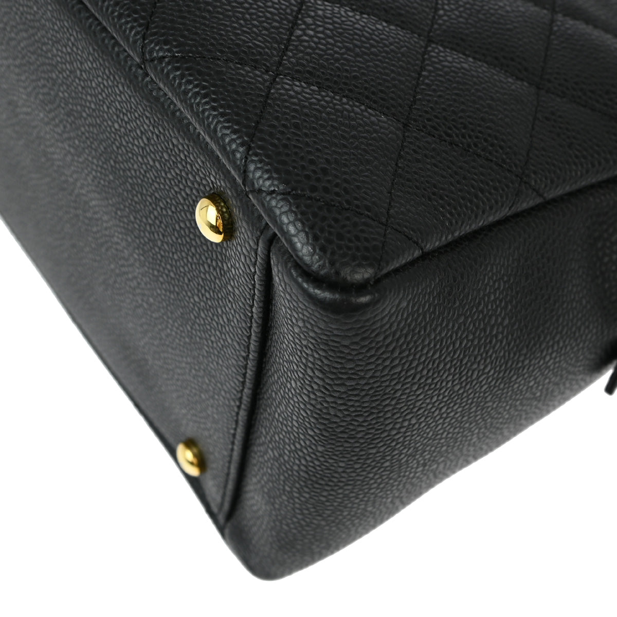 Chanel 2006-2008 Black Caviar Petite Timeless Tote PTT Chain Handbag