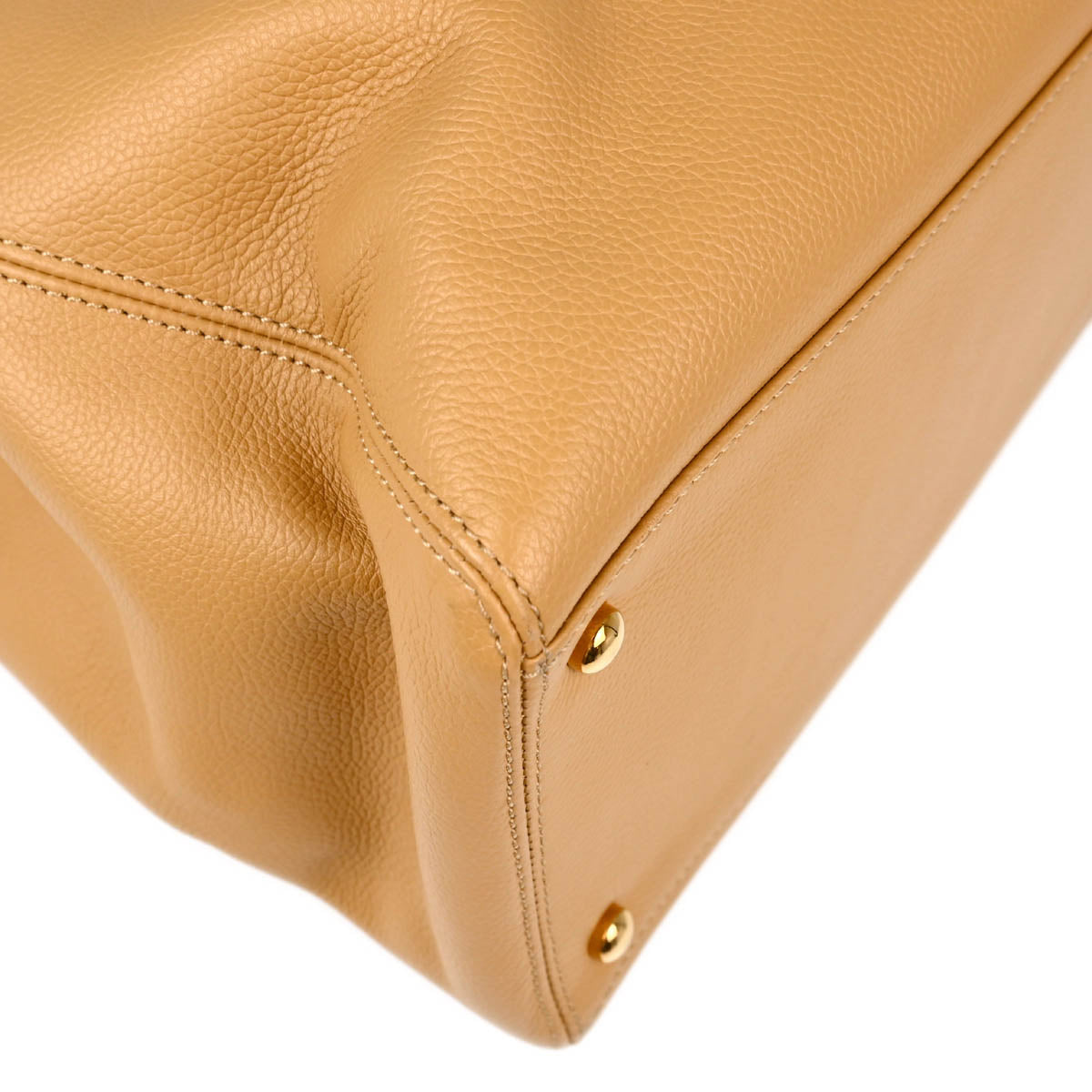 Chanel 2006-2008 Beige Caviar Executive Cerf Tote 2way Shoulder Bag