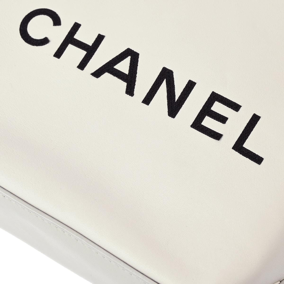 Chanel 2008-2009 White Calfskin Essential Tote Bag