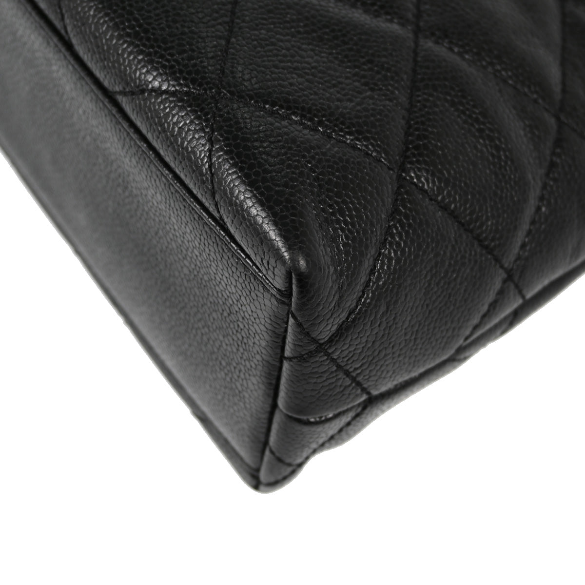 Chanel Black Caviar Tote Handbag