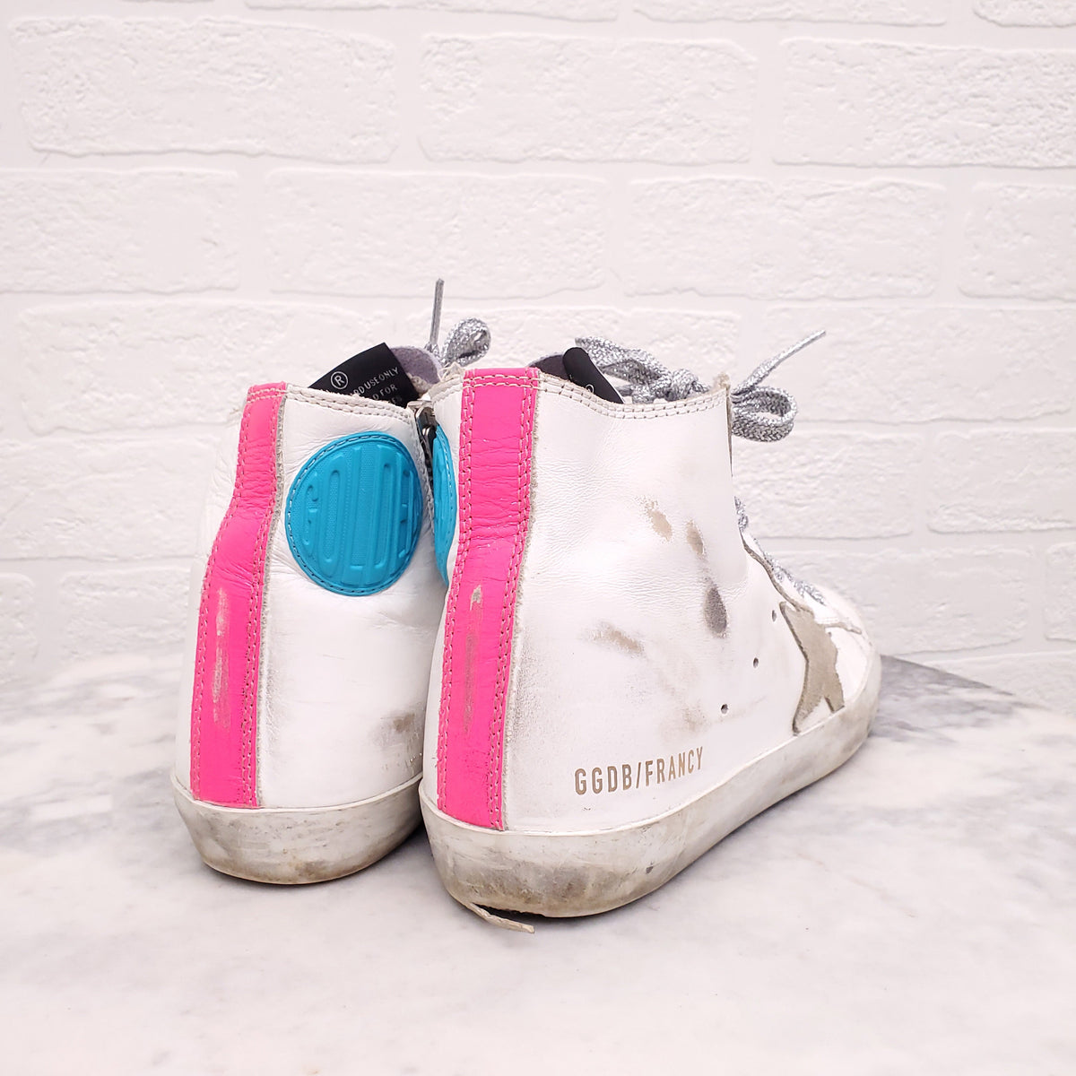 GOLDEN GOOSE MULTICOLOUR 'FRANCY' SNEAKERS - SIZE 36