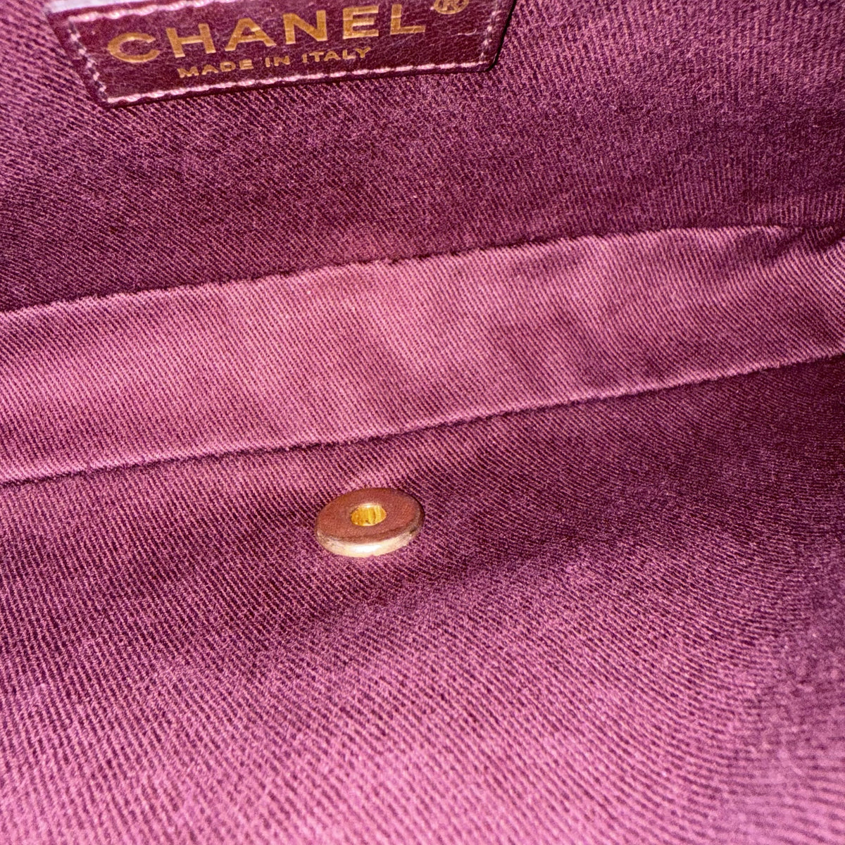 Chanel Seasonal Flap - Quilted Stitch Calfskin Zip Bag Black Gold Hardware Series 19