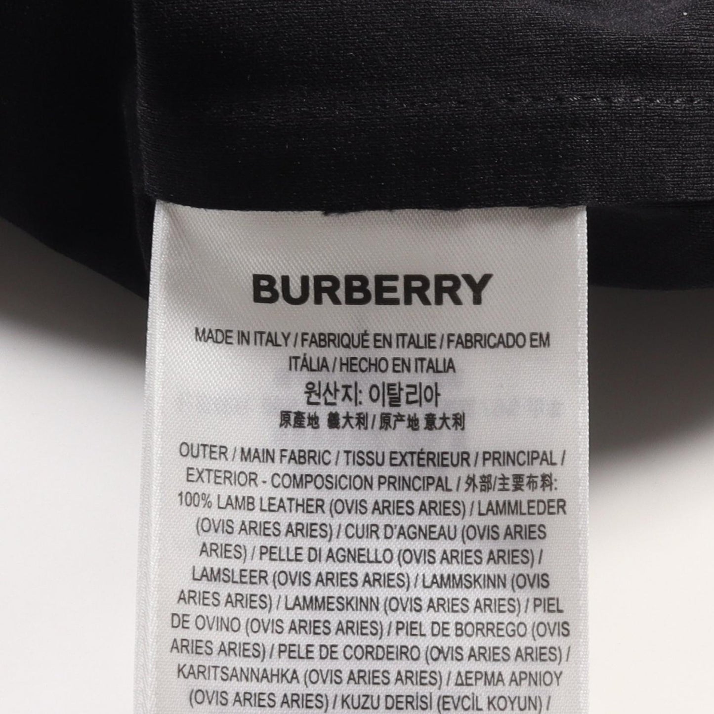 Burberry 8047279 Lamb Leather Hoodie