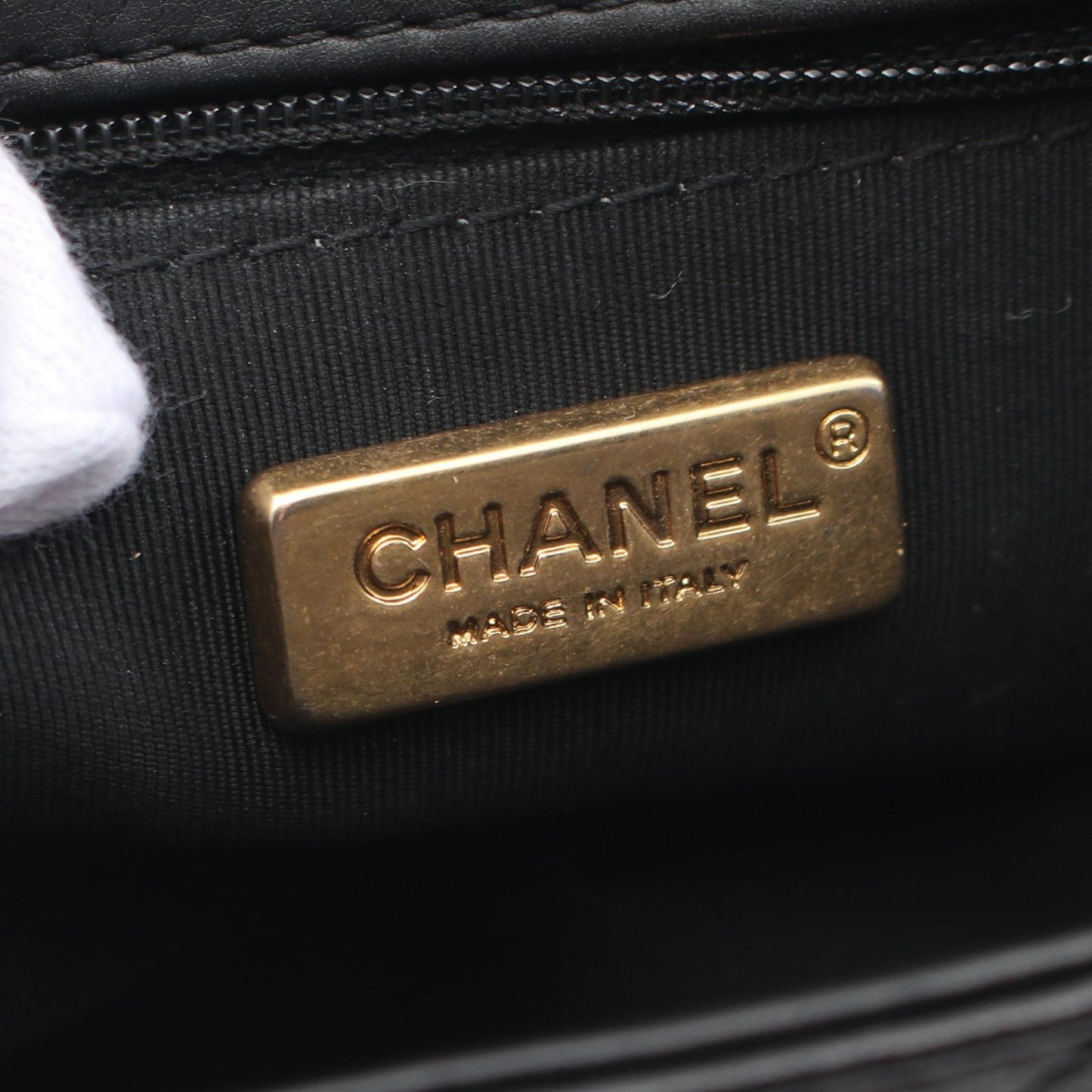 Chanel V Stitch Lambskin Shoulder Bag