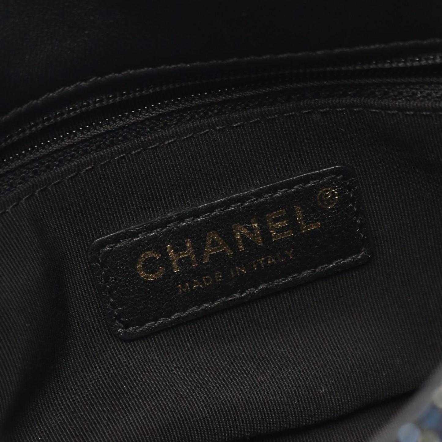Chanel Coco Mark Fake Pearl Fabric Shoulder Bag