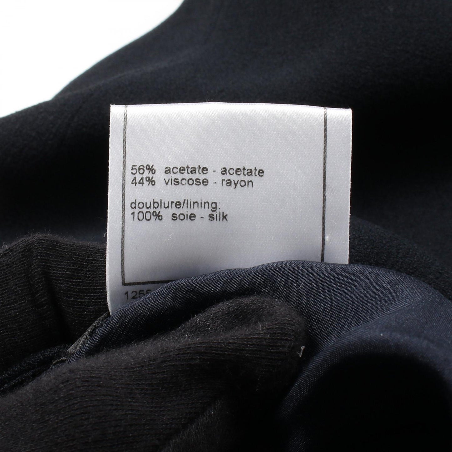 Chanel Camellia Button Rayon Acetate Skirt